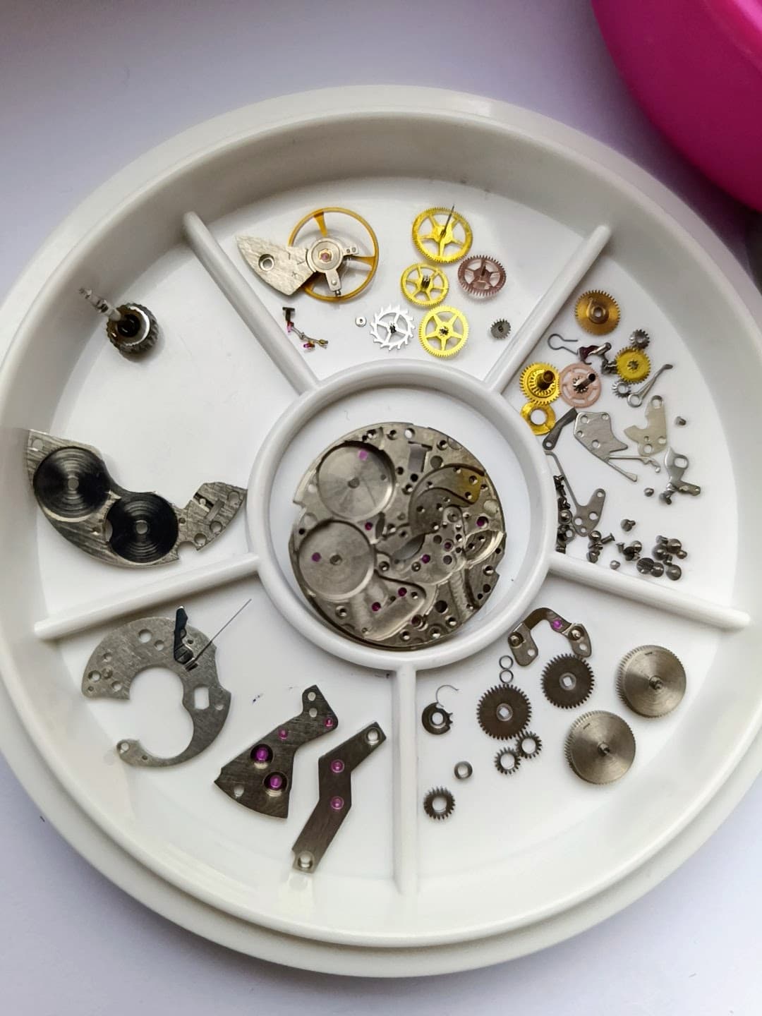 Rare Slava 2428 USSR Mechanical Watch – All Original, Faceted Chrome Case, 26 Jewels – thumbnail 11