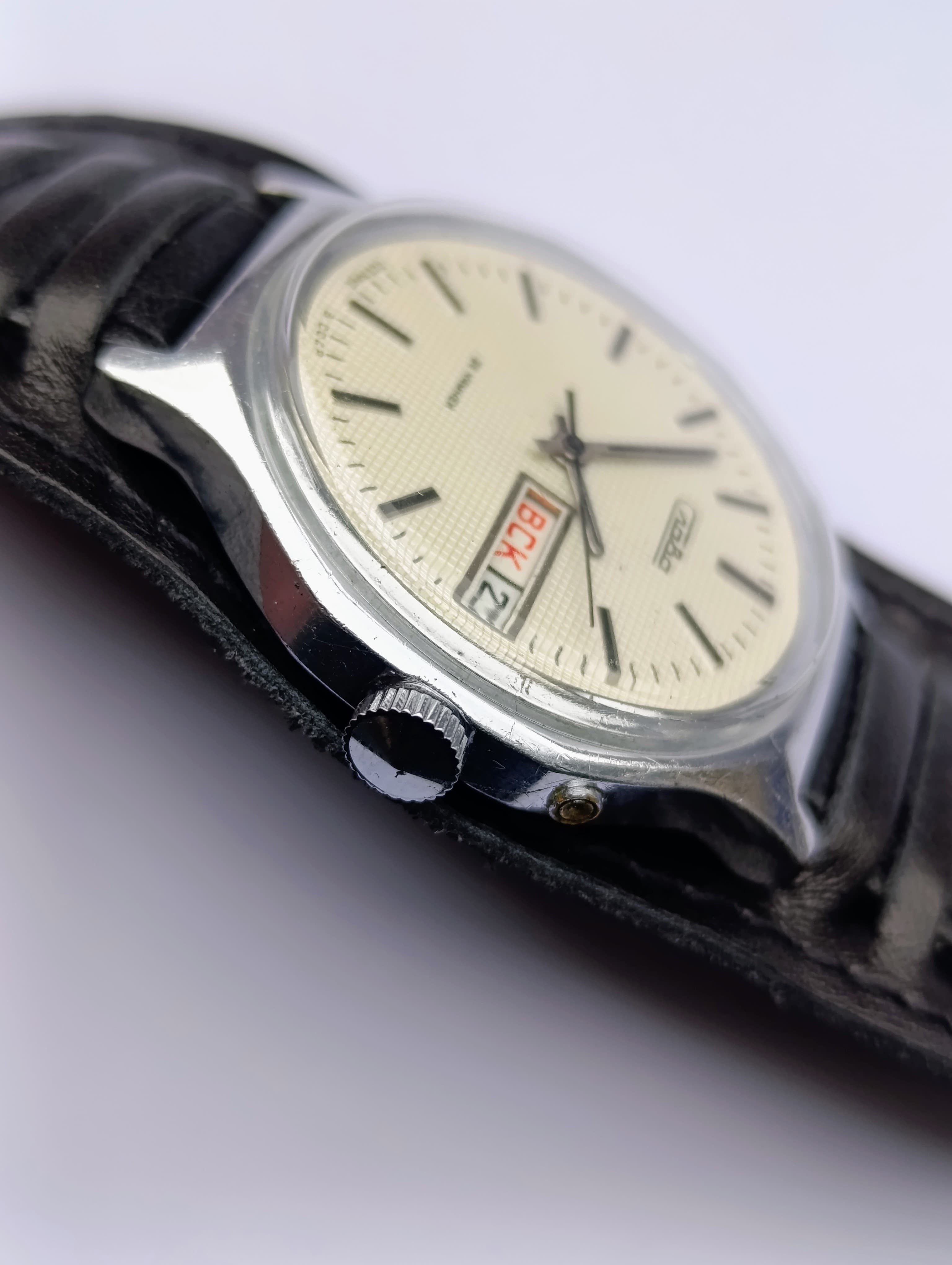 Slava Soviet Watch Cal. 2428 Second Moscow Watch Factory Made in USSR 1980s – thumbnail 8