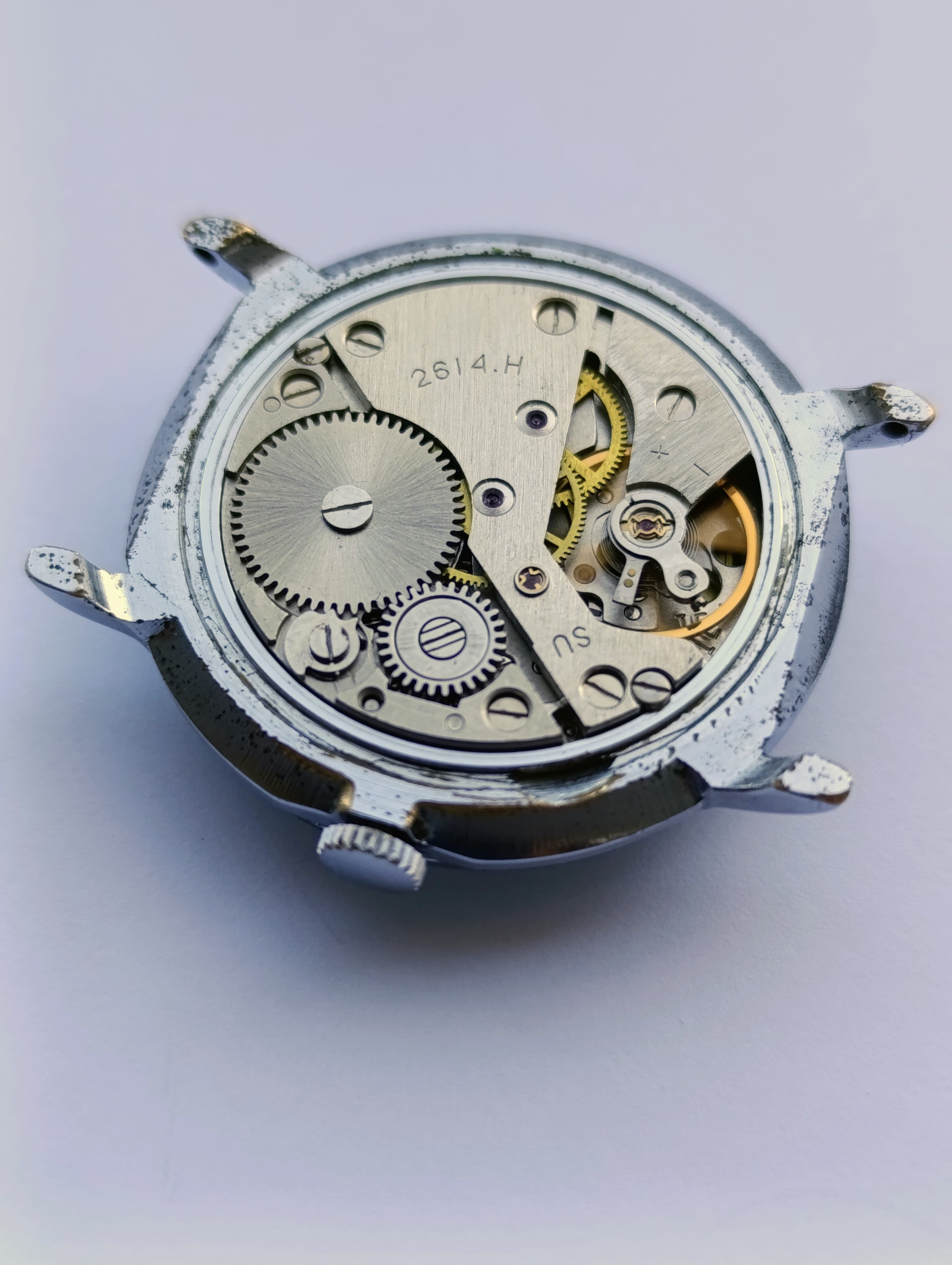 Vintage Raketa Watch 2614.H Caliber 19 Jewels – Petrodvorets USSR 1980s Mechanical Men’s Wristwatch – thumbnail 3