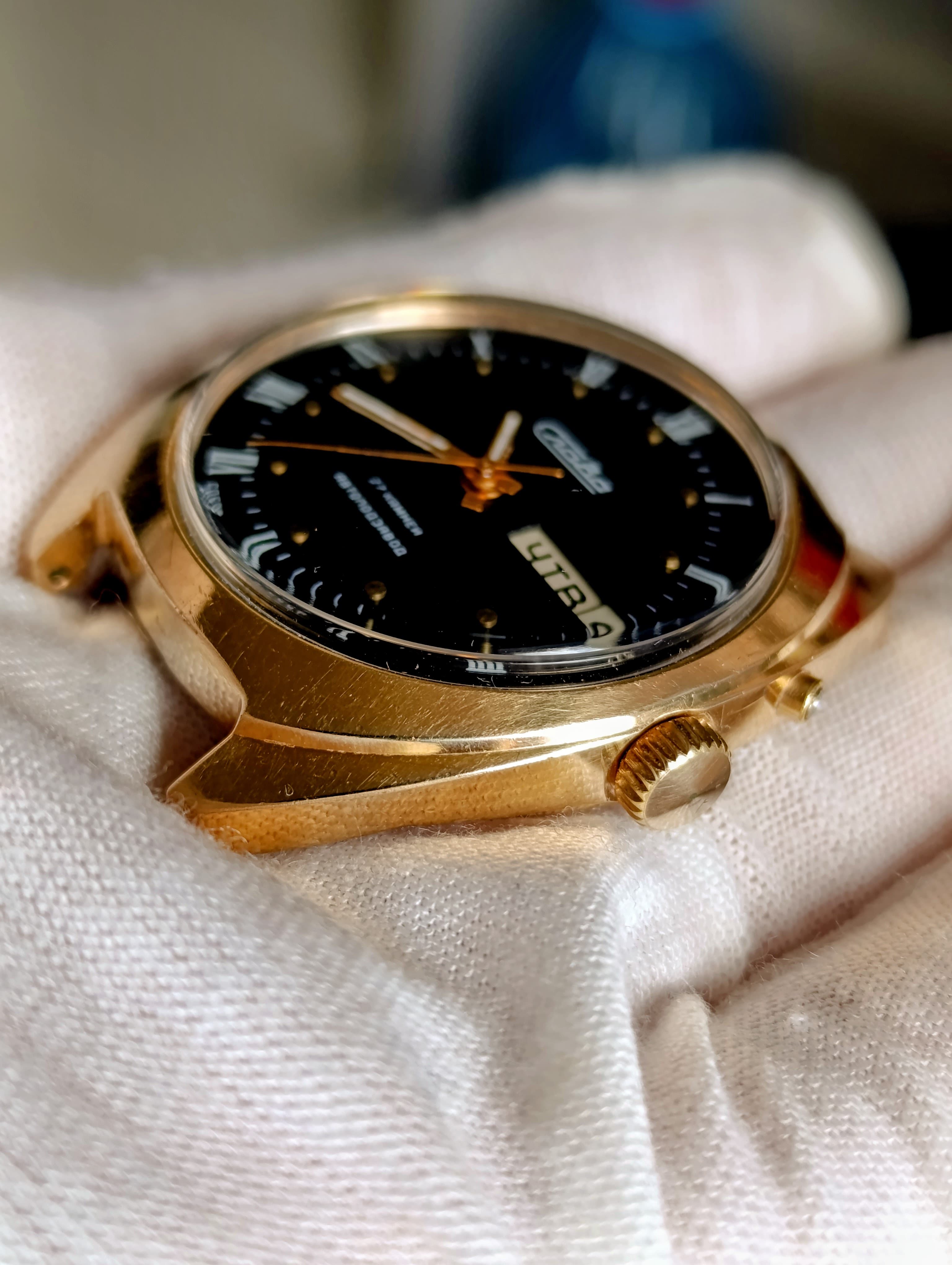 Slava 2427 Automatic USSR Watch | Day-Date 27 Jewels, Serviced August 2025 – thumbnail 5