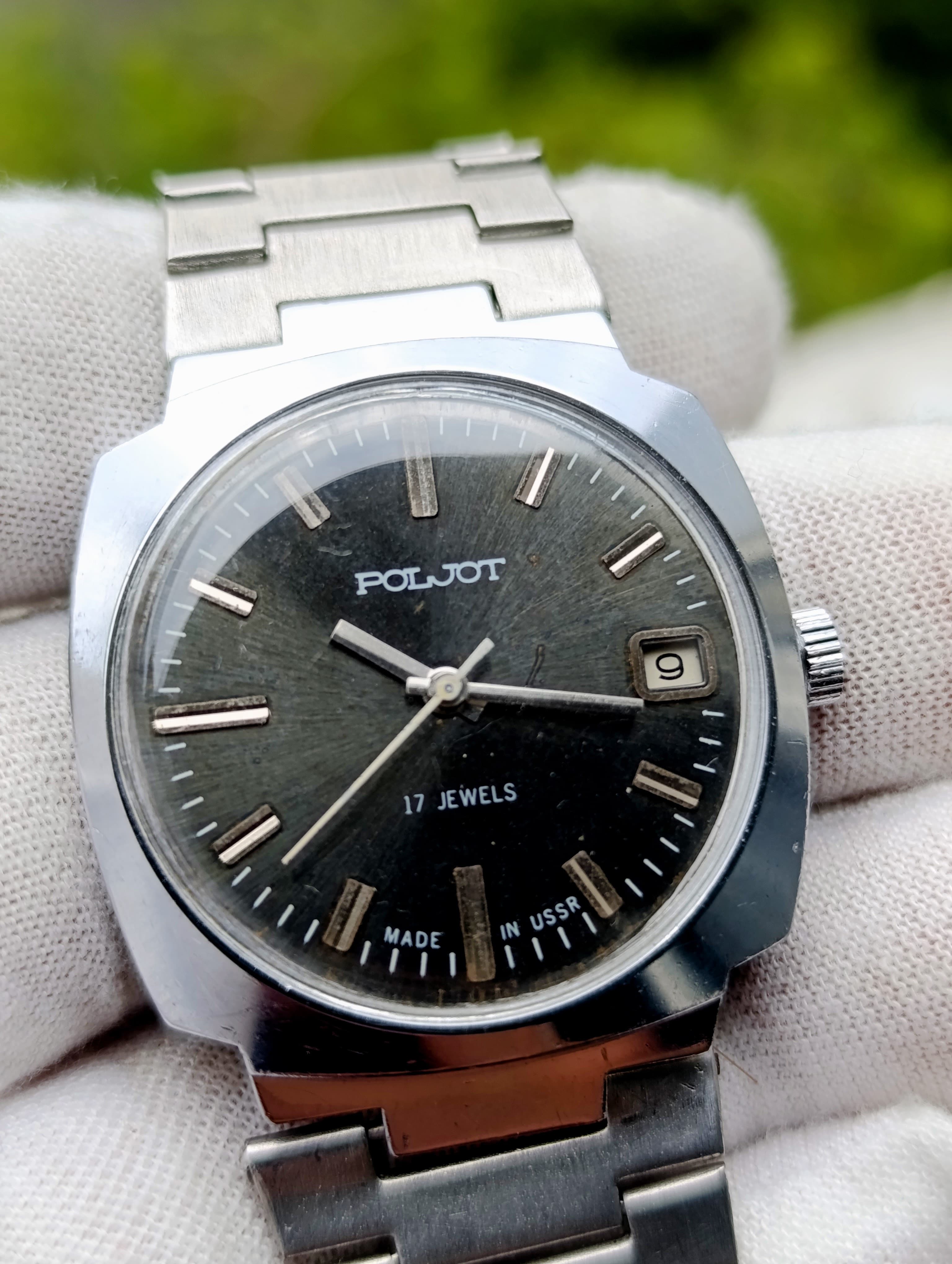 Soviet Watch Poljot 2614.2H Rare Mechanical Wristwatch First Moscow Watch Factory Made in USSR 1980s – thumbnail 1