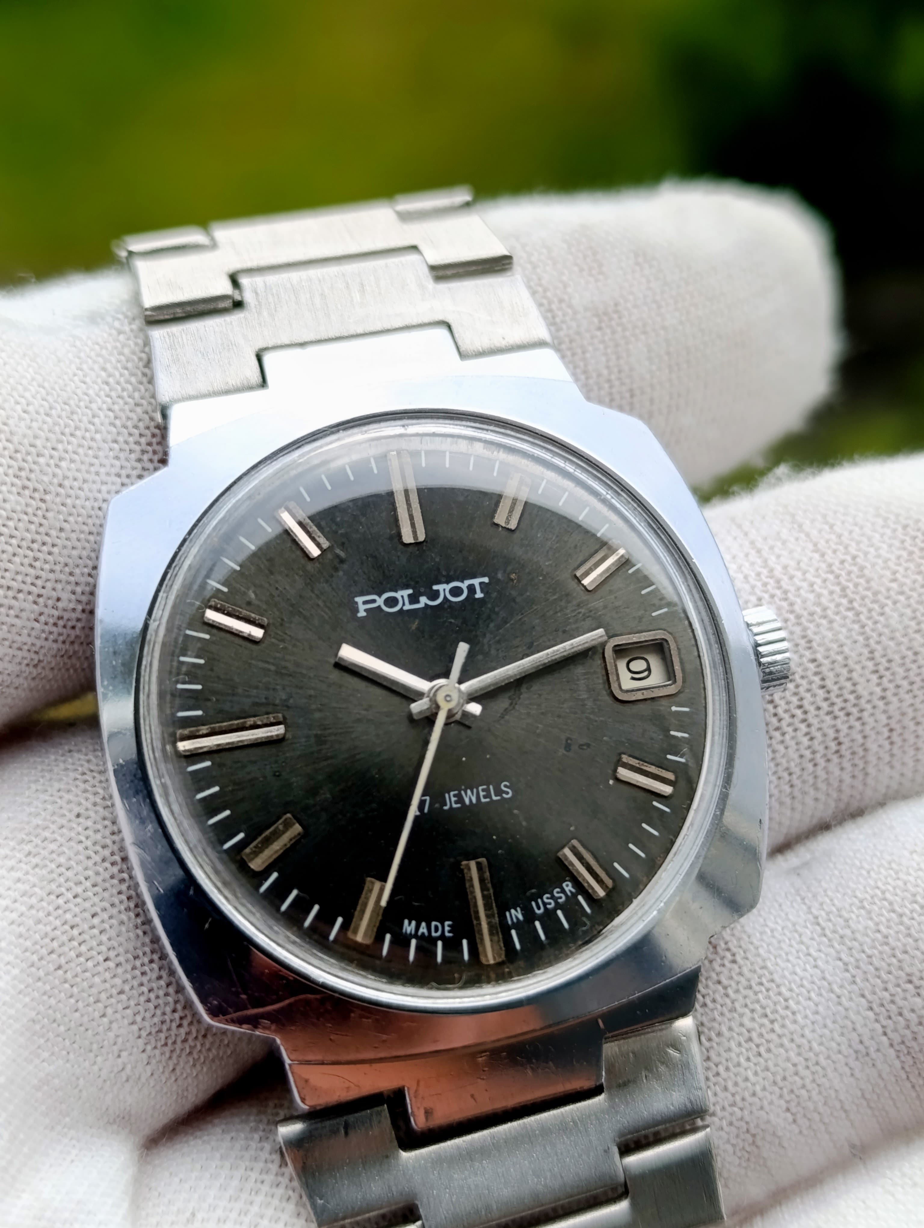 Soviet Watch Poljot 2614.2H Rare Mechanical Wristwatch First Moscow Watch Factory Made in USSR 1980s – thumbnail 6