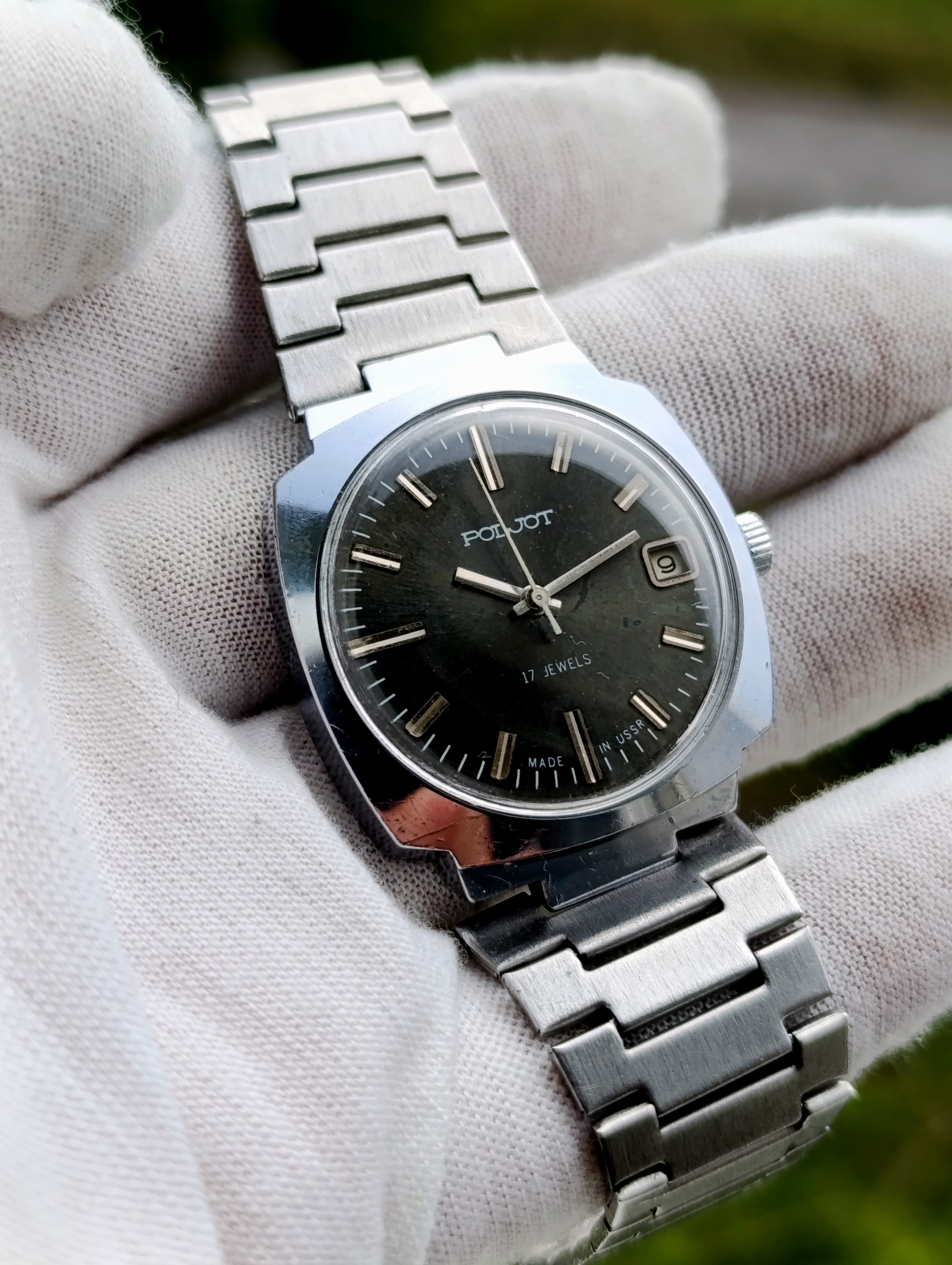 Soviet Watch Poljot 2614.2H Rare Mechanical Wristwatch First Moscow Watch Factory Made in USSR 1980s – thumbnail 5
