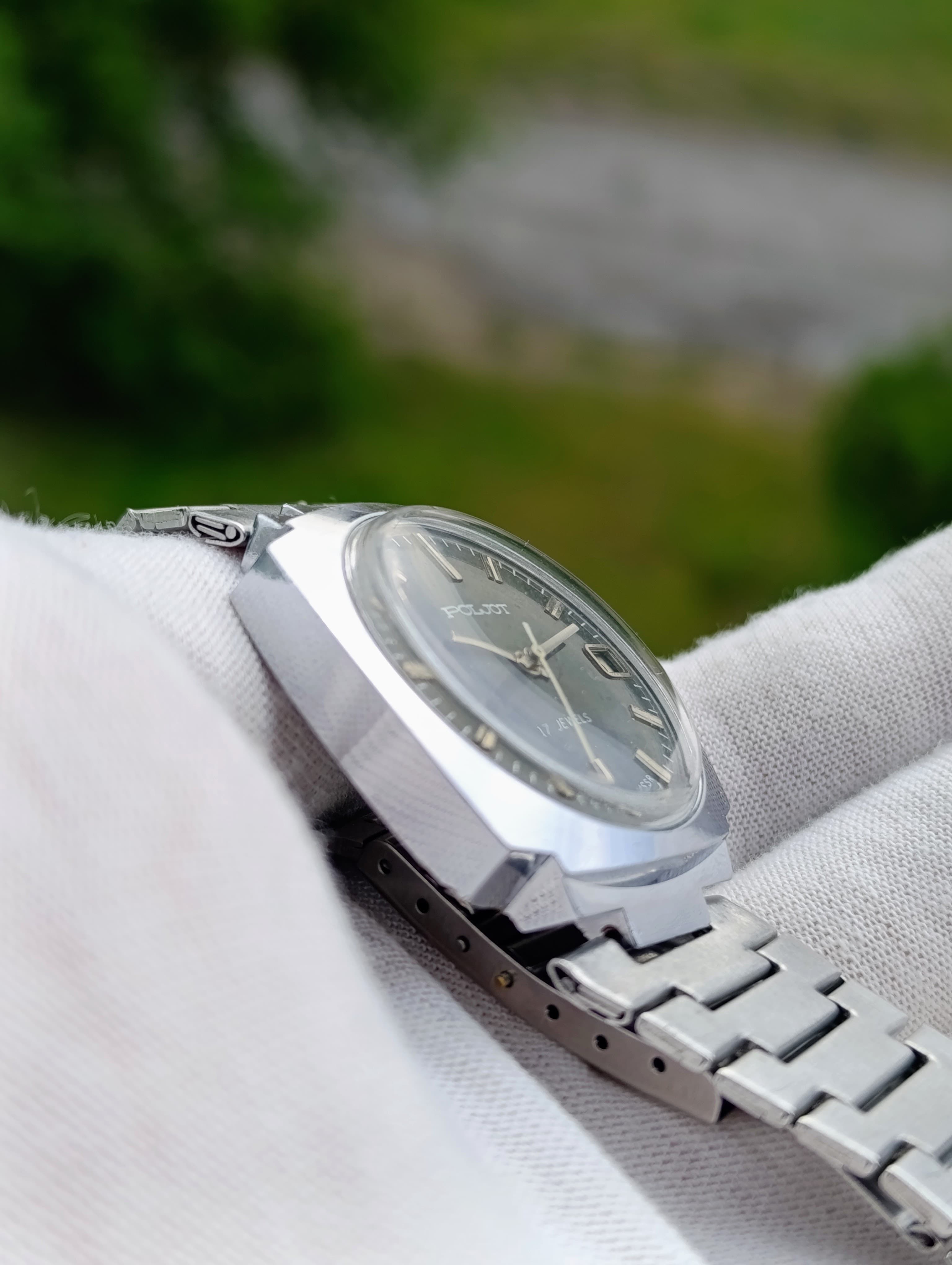 Soviet Watch Poljot 2614.2H Rare Mechanical Wristwatch First Moscow Watch Factory Made in USSR 1980s – thumbnail 4