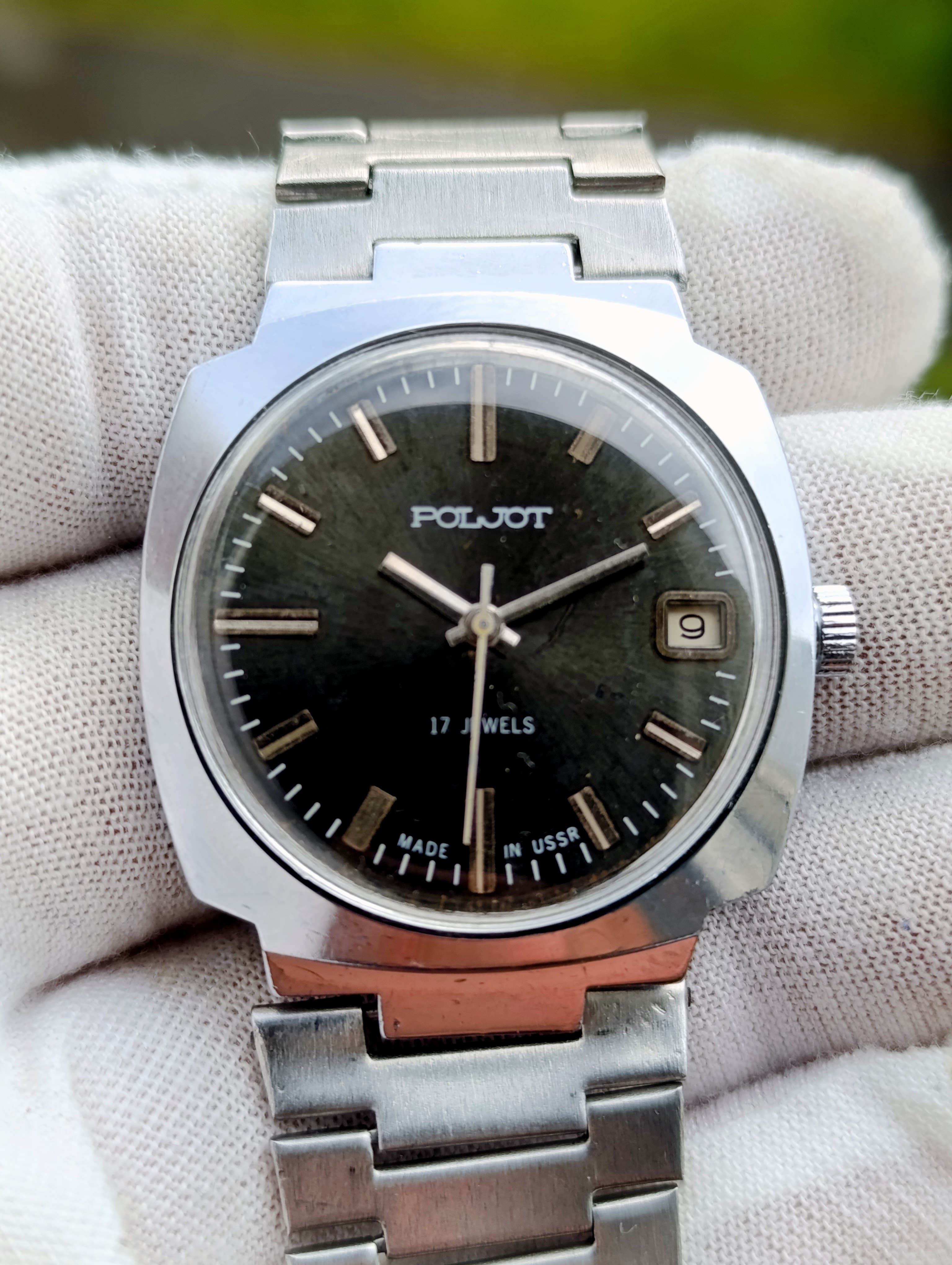 Soviet Watch Poljot 2614.2H Rare Mechanical Wristwatch First Moscow Watch Factory Made in USSR 1980s – thumbnail 2