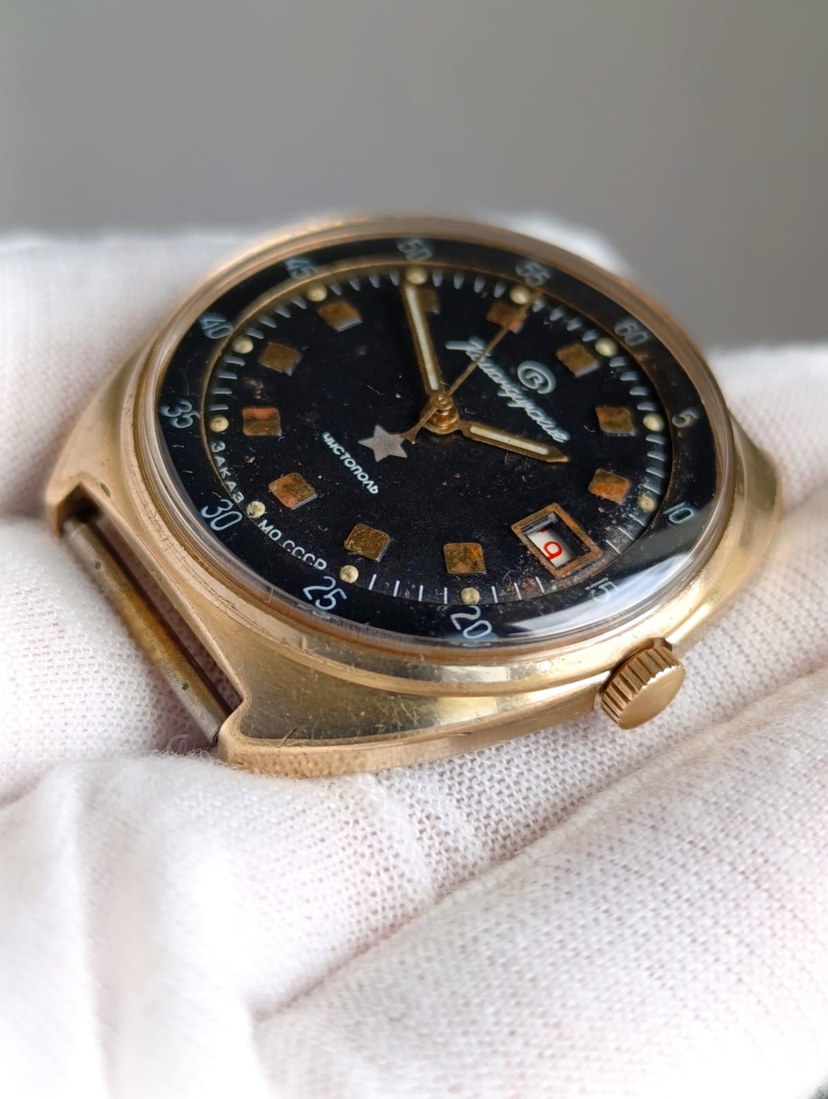Original Soviet Vostok Komandirskie Military Watch  Cal. 2214 Made in USSR 1980s – thumbnail 7