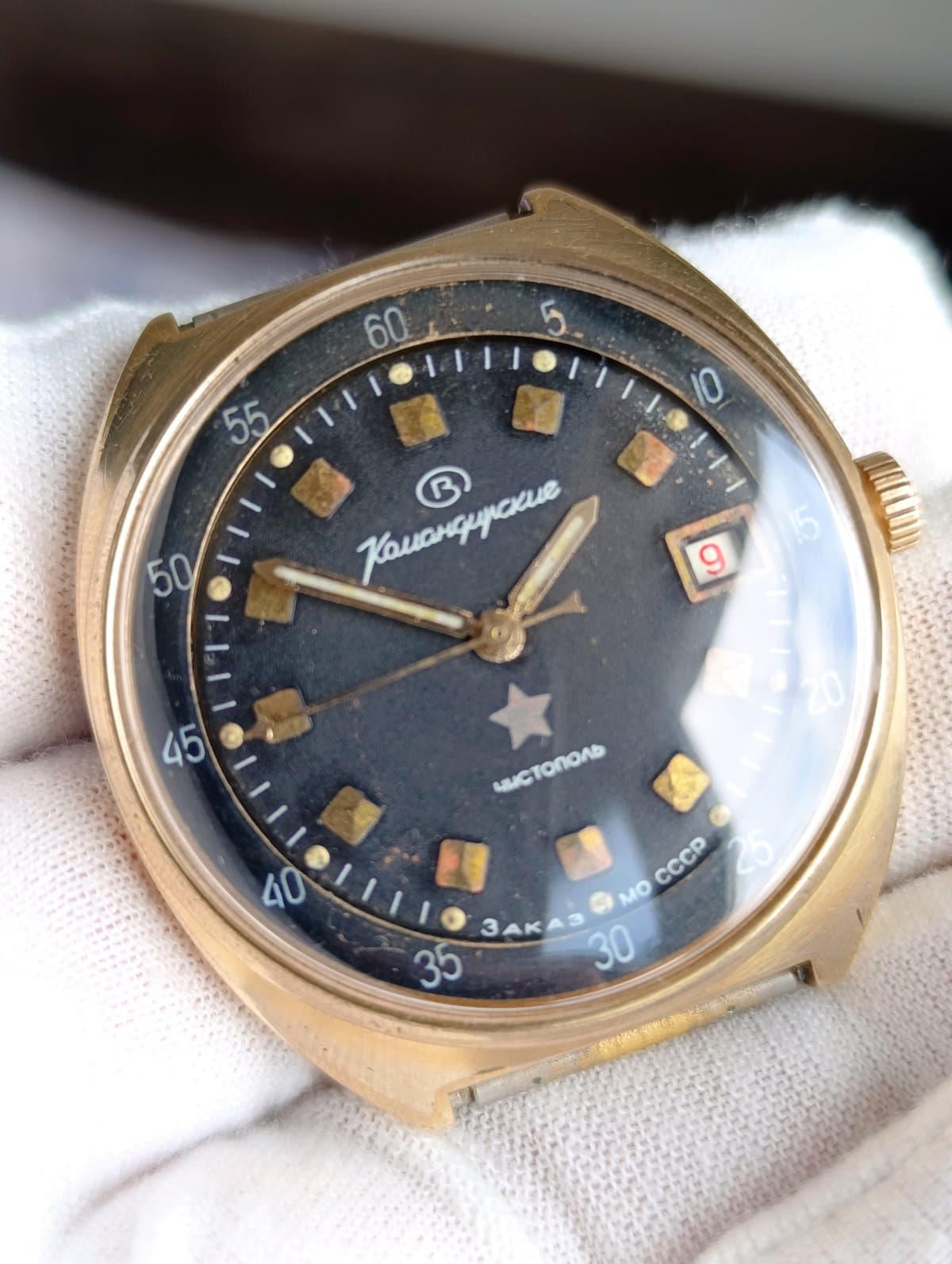 Original Soviet Vostok Komandirskie Military Watch  Cal. 2214 Made in USSR 1980s – thumbnail 9