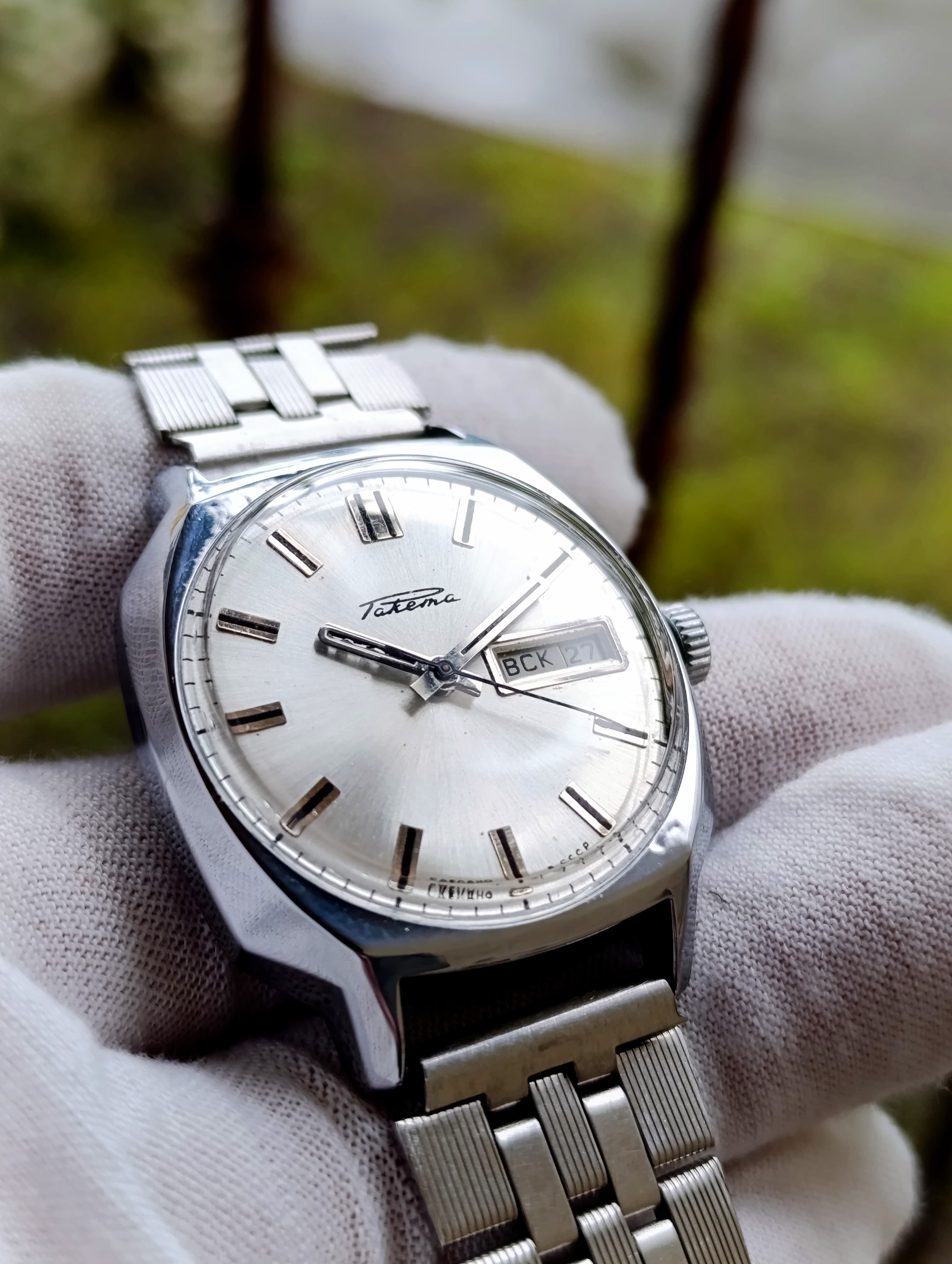 Raketa Soviet Mechanical Watch Automatic Winding Caliber 2627.H 29 Jewels Made in USSR 1980s – thumbnail 17