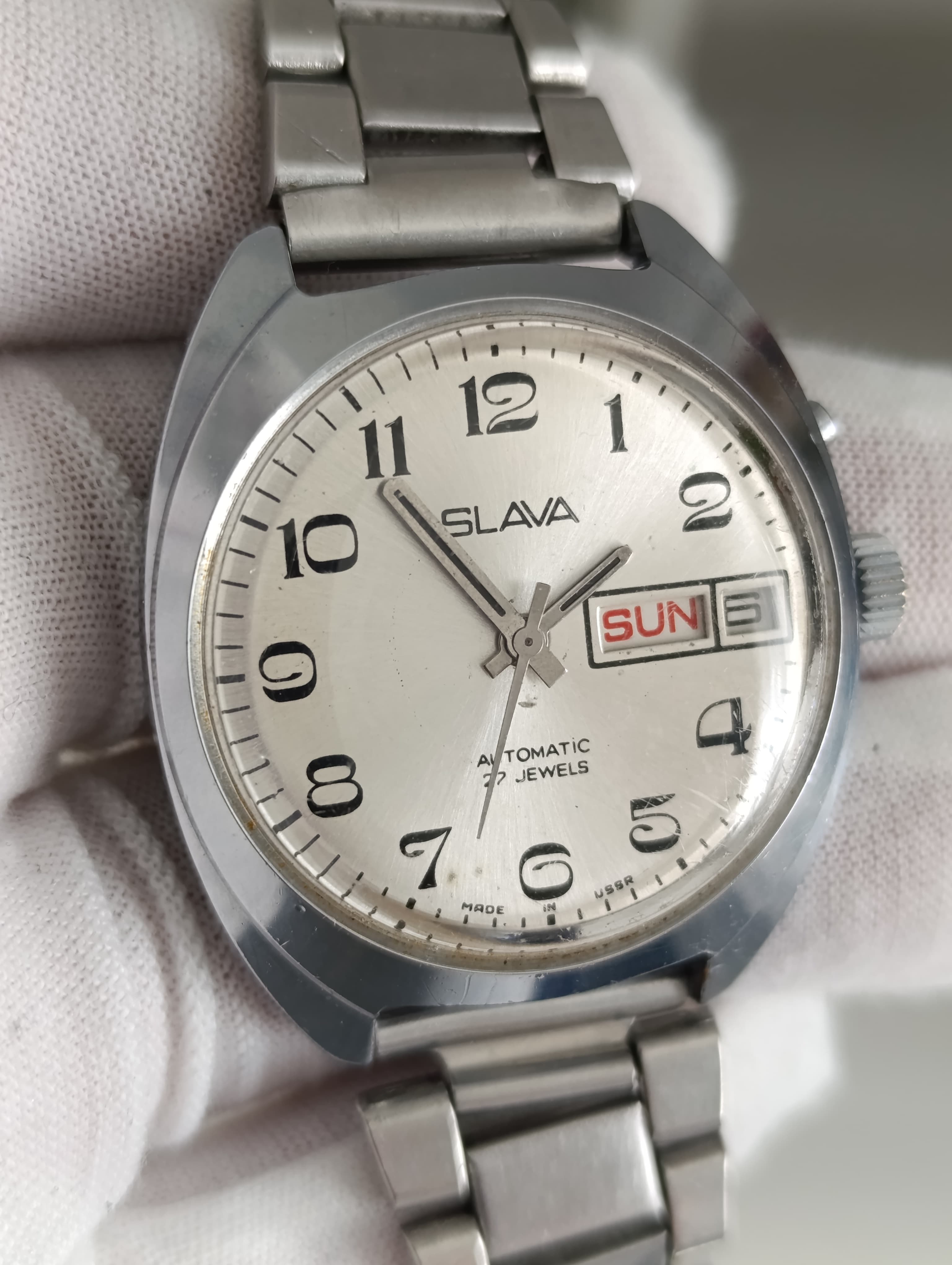 Vintage Slava Automatic Watch - USSR Heritage Timepiece – thumbnail 10