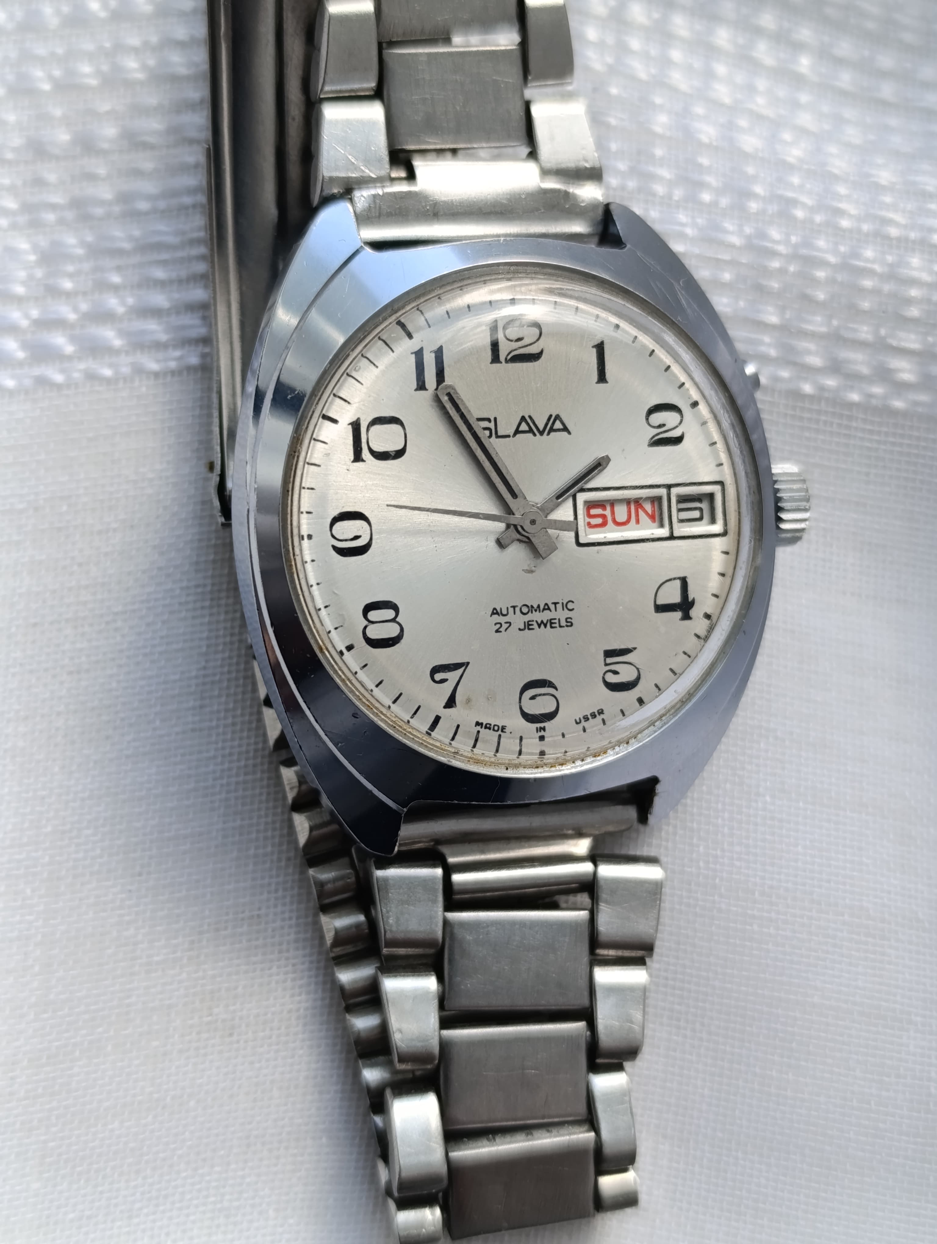 Vintage Slava Automatic Watch - USSR Heritage Timepiece – thumbnail 13