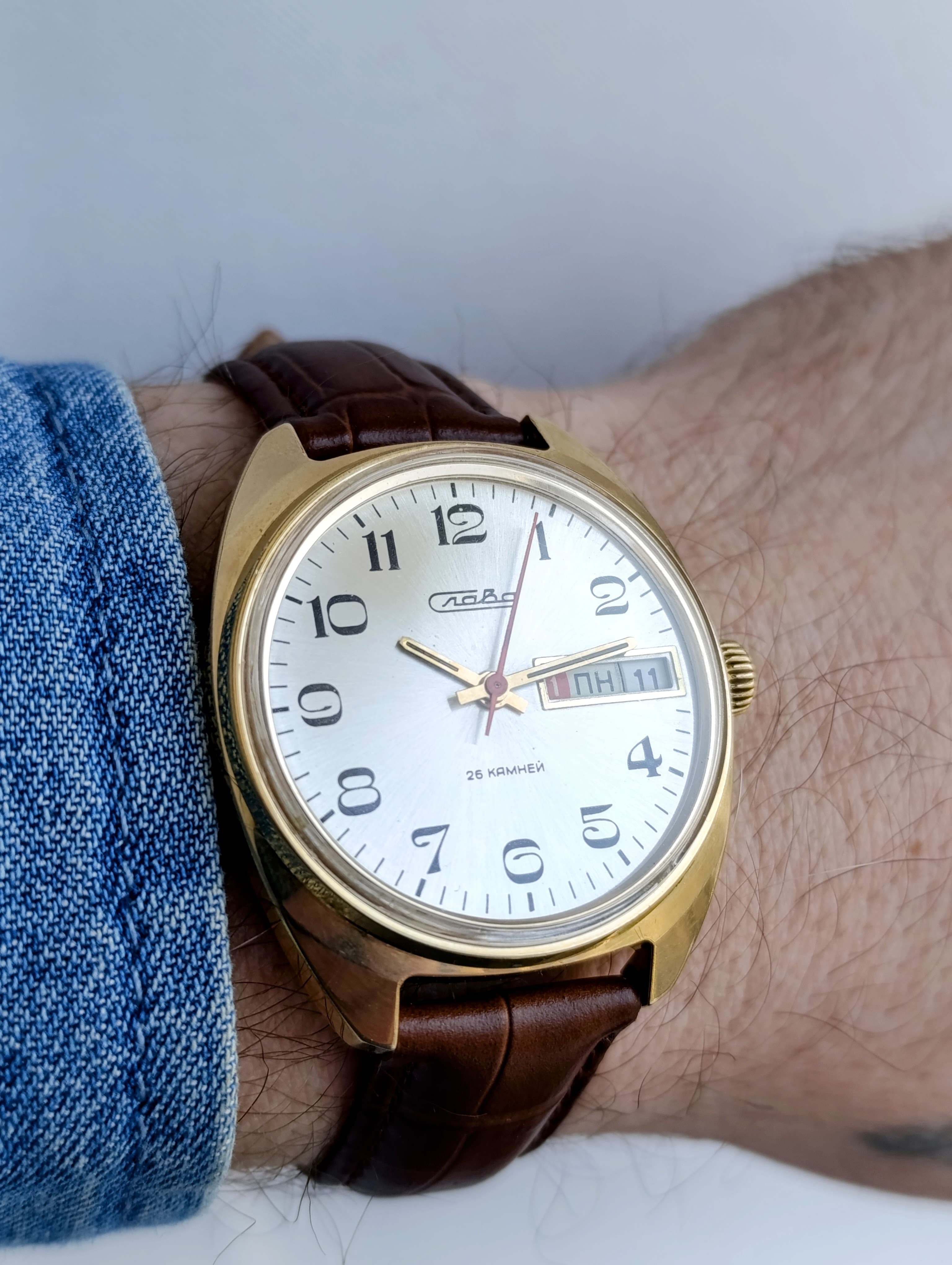Rare Slava 2428 Vintage Watch | Second Moscow Factory Soviet Timepiece (1980s) – thumbnail 14