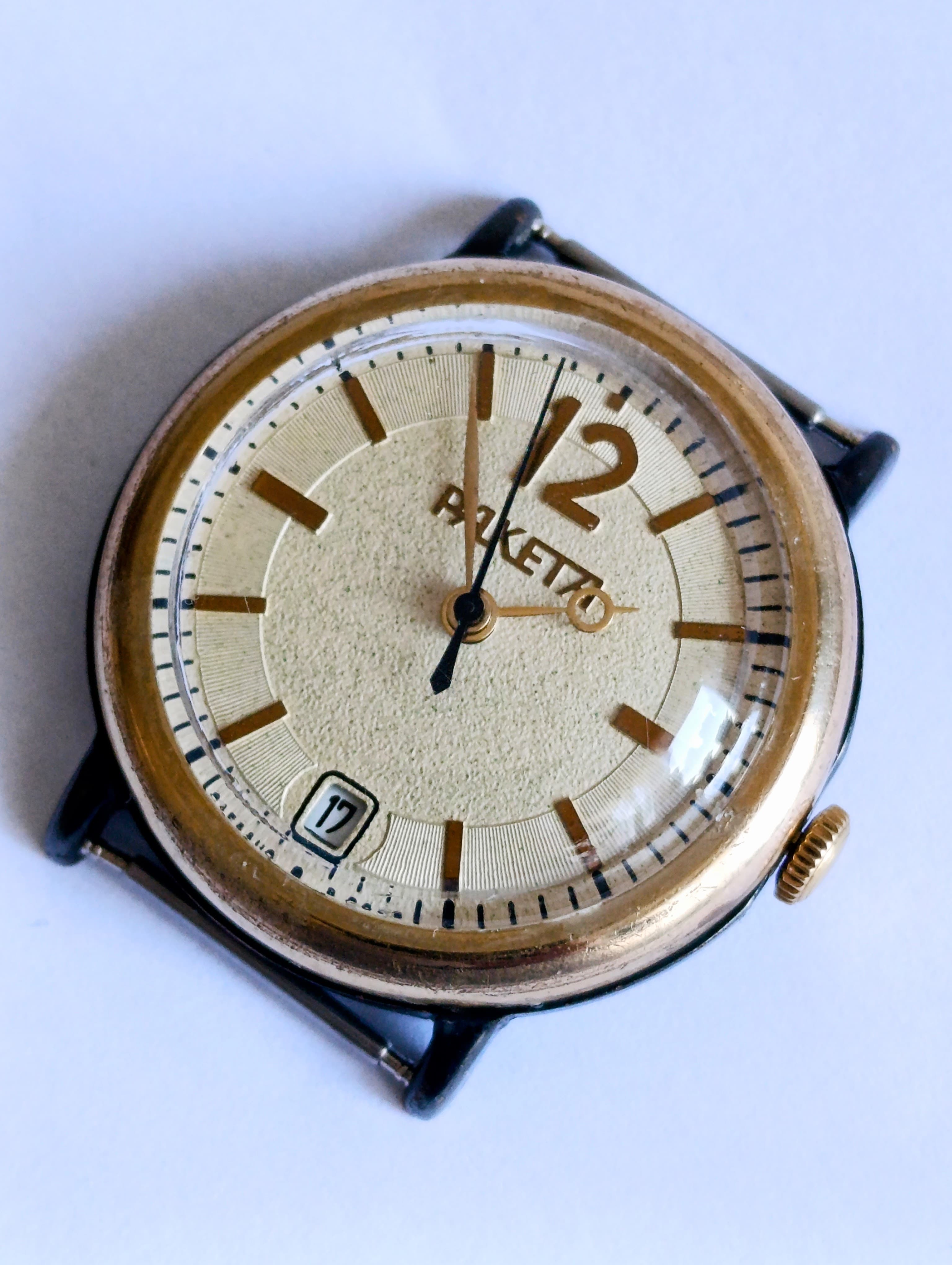 Vintage Raketa  Watch Cal.: 2614.H 19 Jewels 1980s – Classic Soviet Timepiece – thumbnail 1