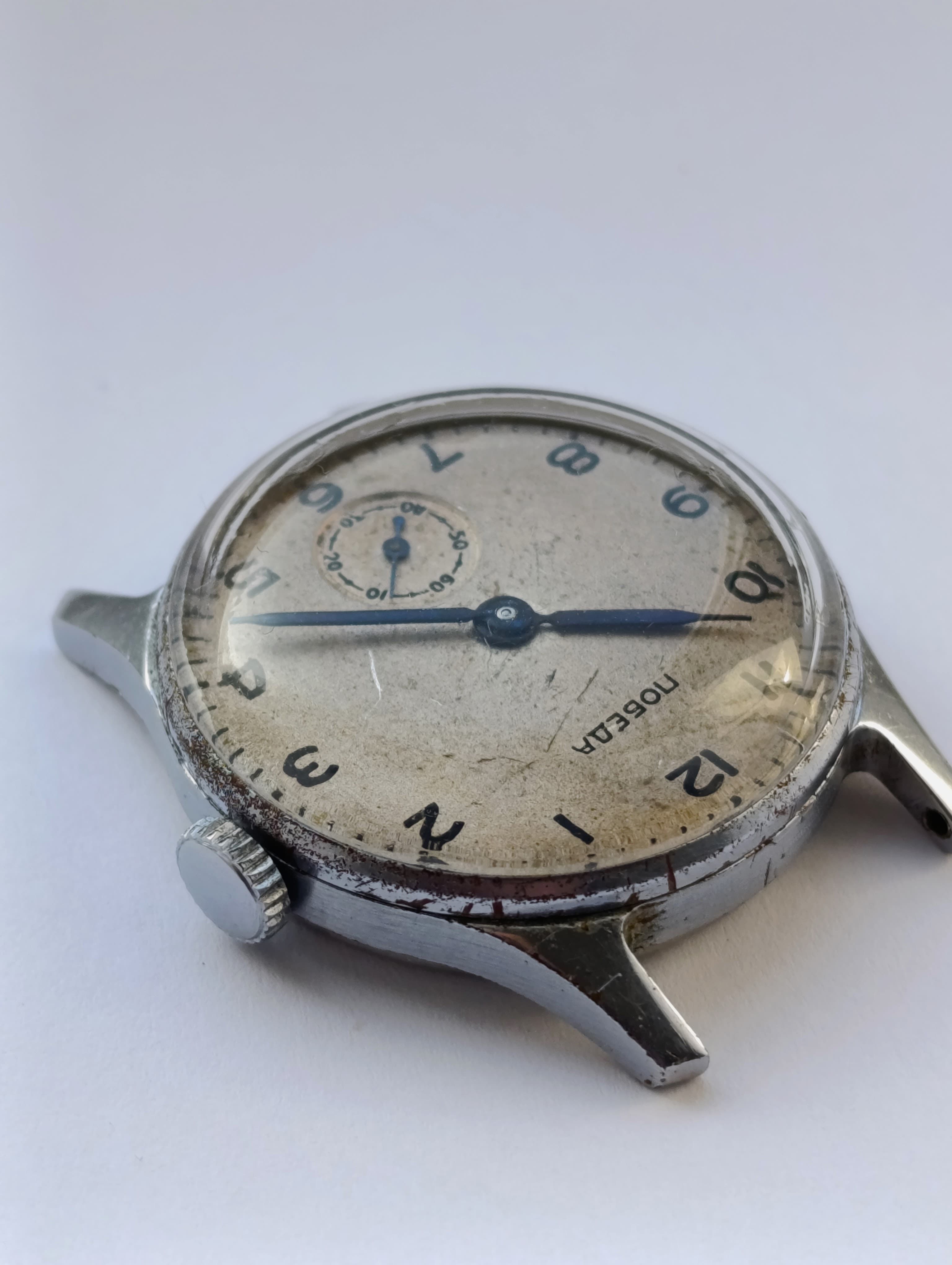 Pobeda 2602 Vintage Watch Cal.: 2602 15 Jewels Made in USSR 1955 Chistopol Watch Factory – thumbnail 14