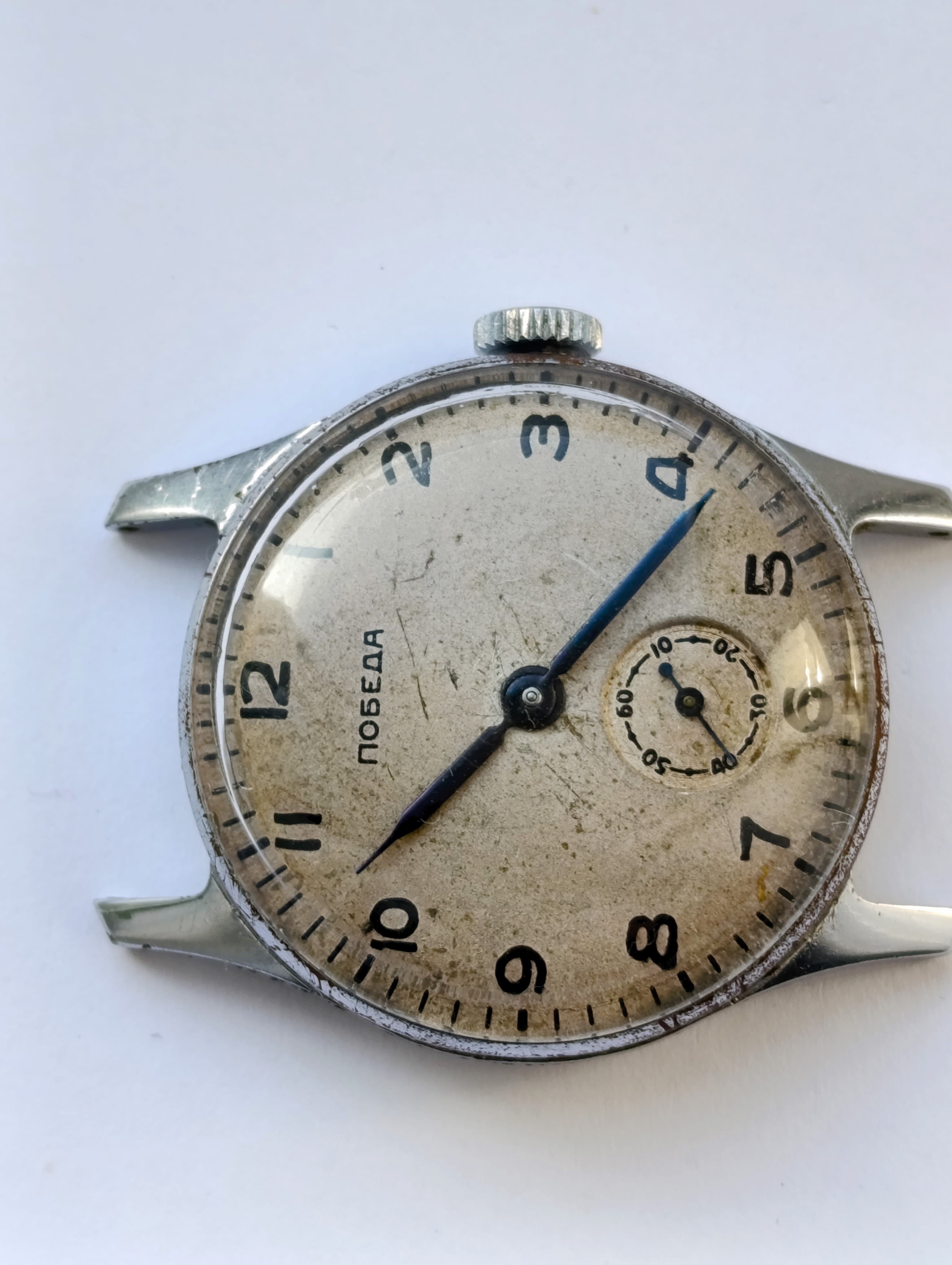 Pobeda 2602 Vintage Watch Cal.: 2602 15 Jewels Made in USSR 1955 Chistopol Watch Factory – thumbnail 13