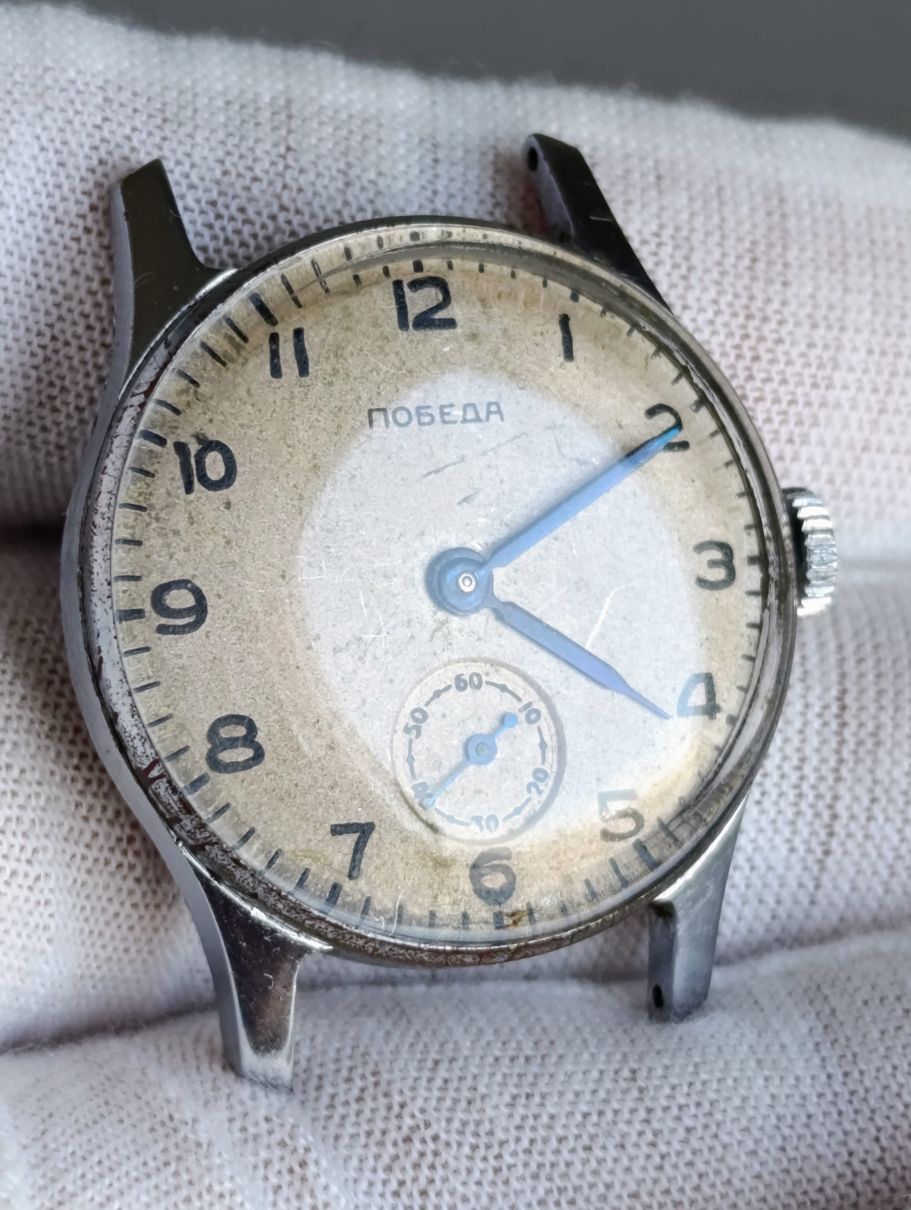Pobeda 2602 Vintage Watch Cal.: 2602 15 Jewels Made in USSR 1955 Chistopol Watch Factory – thumbnail 15