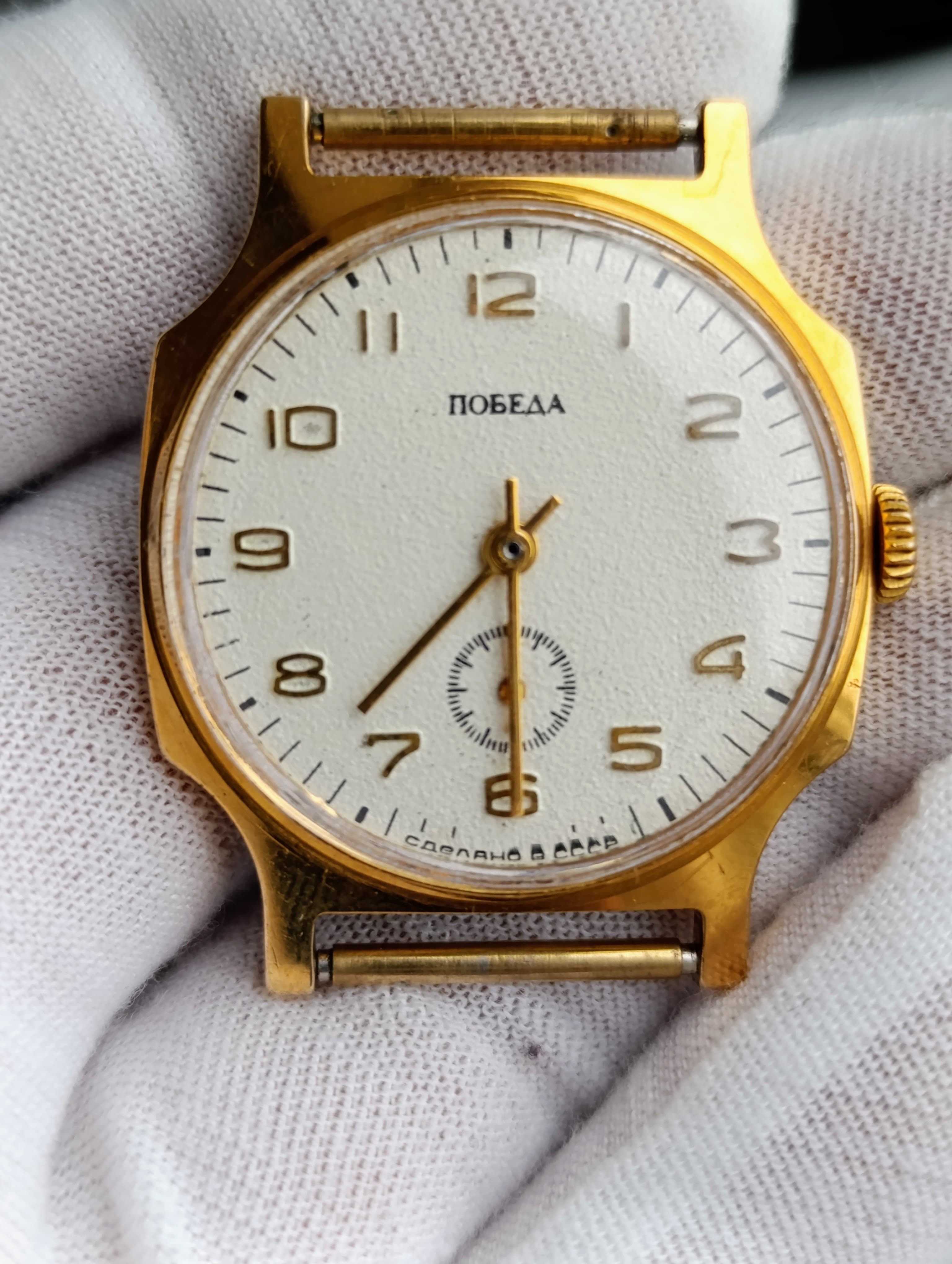 Pobeda Watch USSR 1980s - Vintage Mechanical Timepiece – thumbnail 10