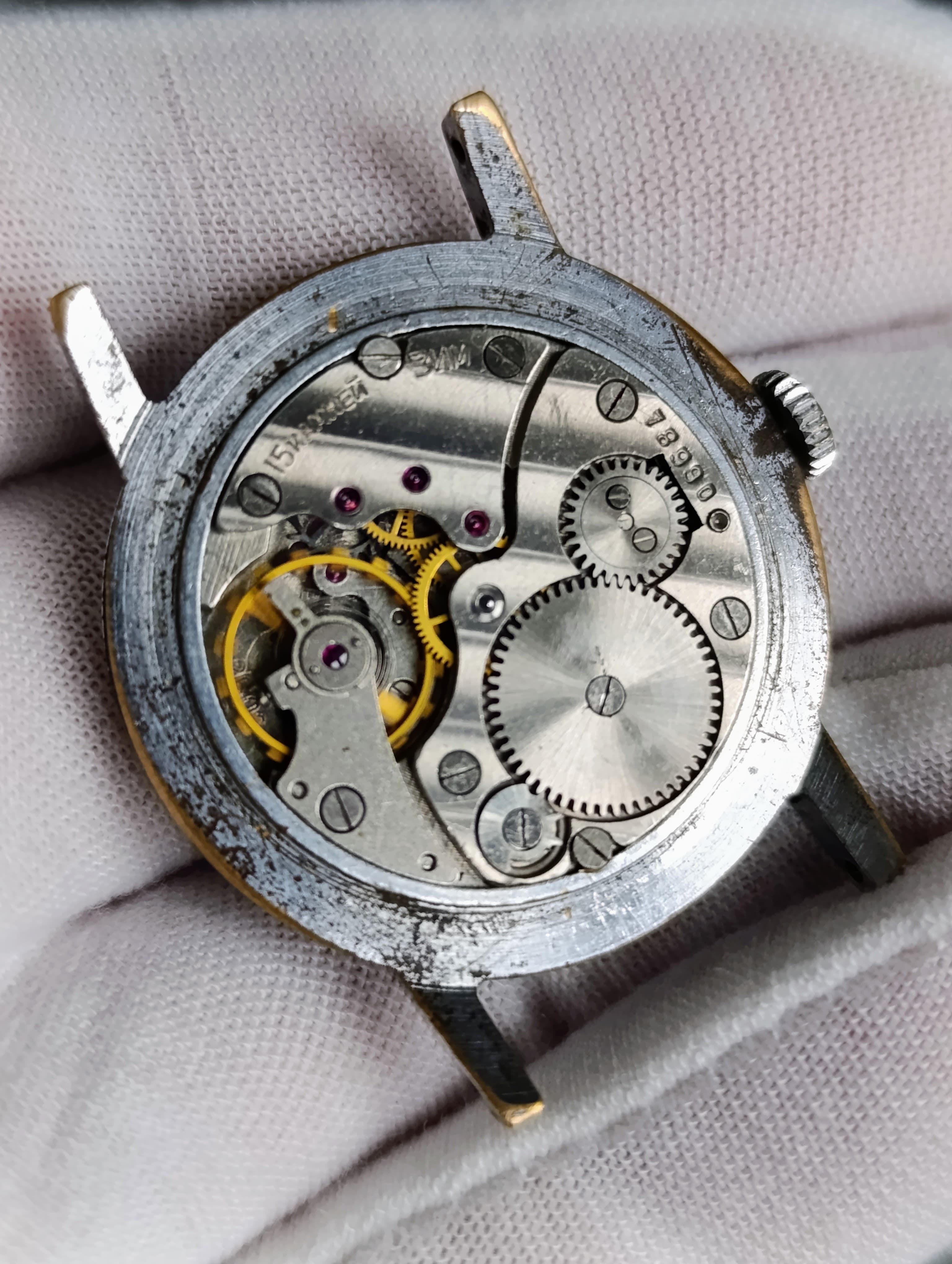 Watch Pobeda 2602 Russian Soviet Mechanical Men's Wristwatch Made in USSR 1960s – thumbnail 2