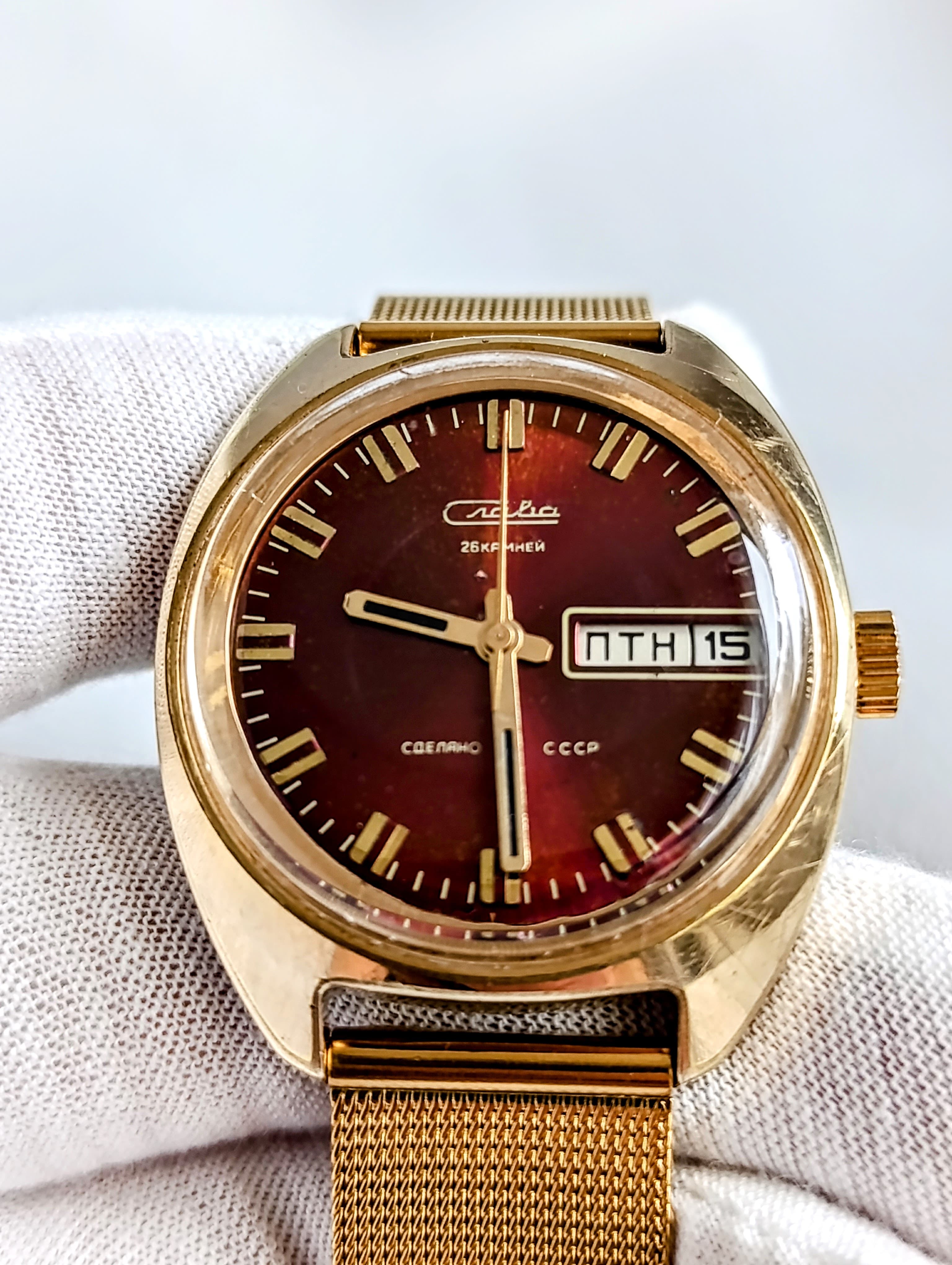 Soviet Watch Slava  Cal.: 2428 Original Soviet Wristwatch Made in USSR 1980s – thumbnail 10
