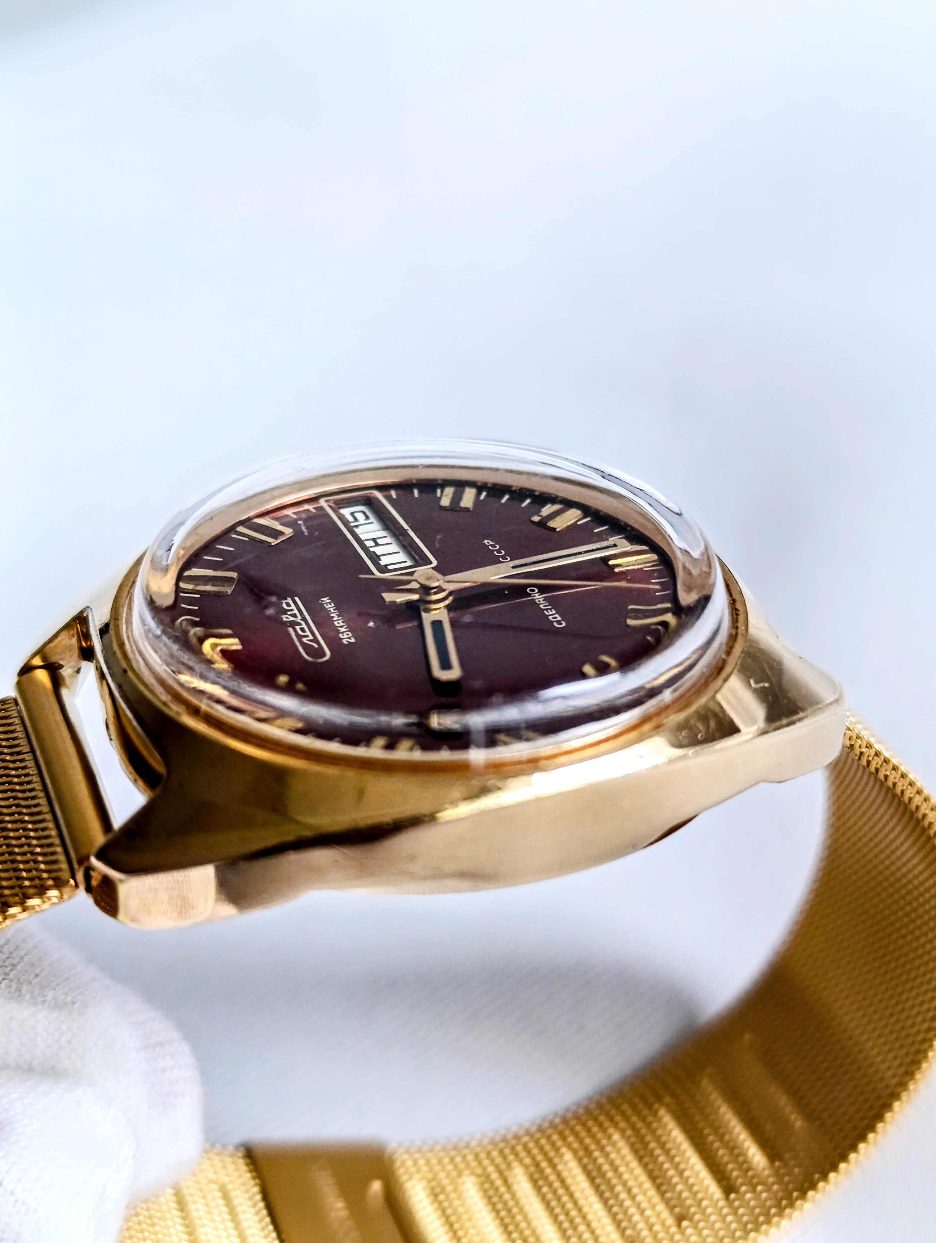 Soviet Watch Slava  Cal.: 2428 Original Soviet Wristwatch Made in USSR 1980s – thumbnail 7
