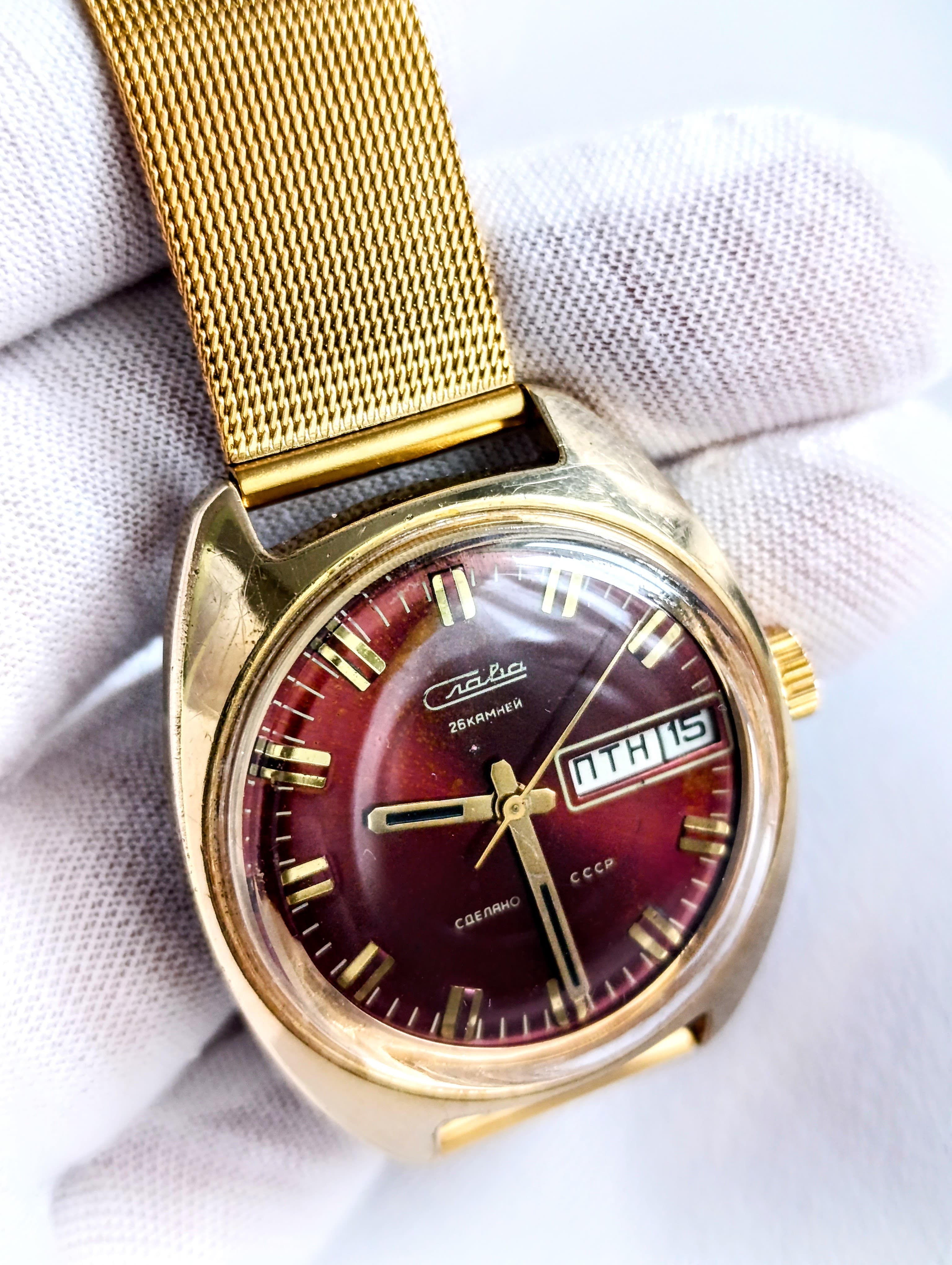 Soviet Watch Slava  Cal.: 2428 Original Soviet Wristwatch Made in USSR 1980s – thumbnail 5