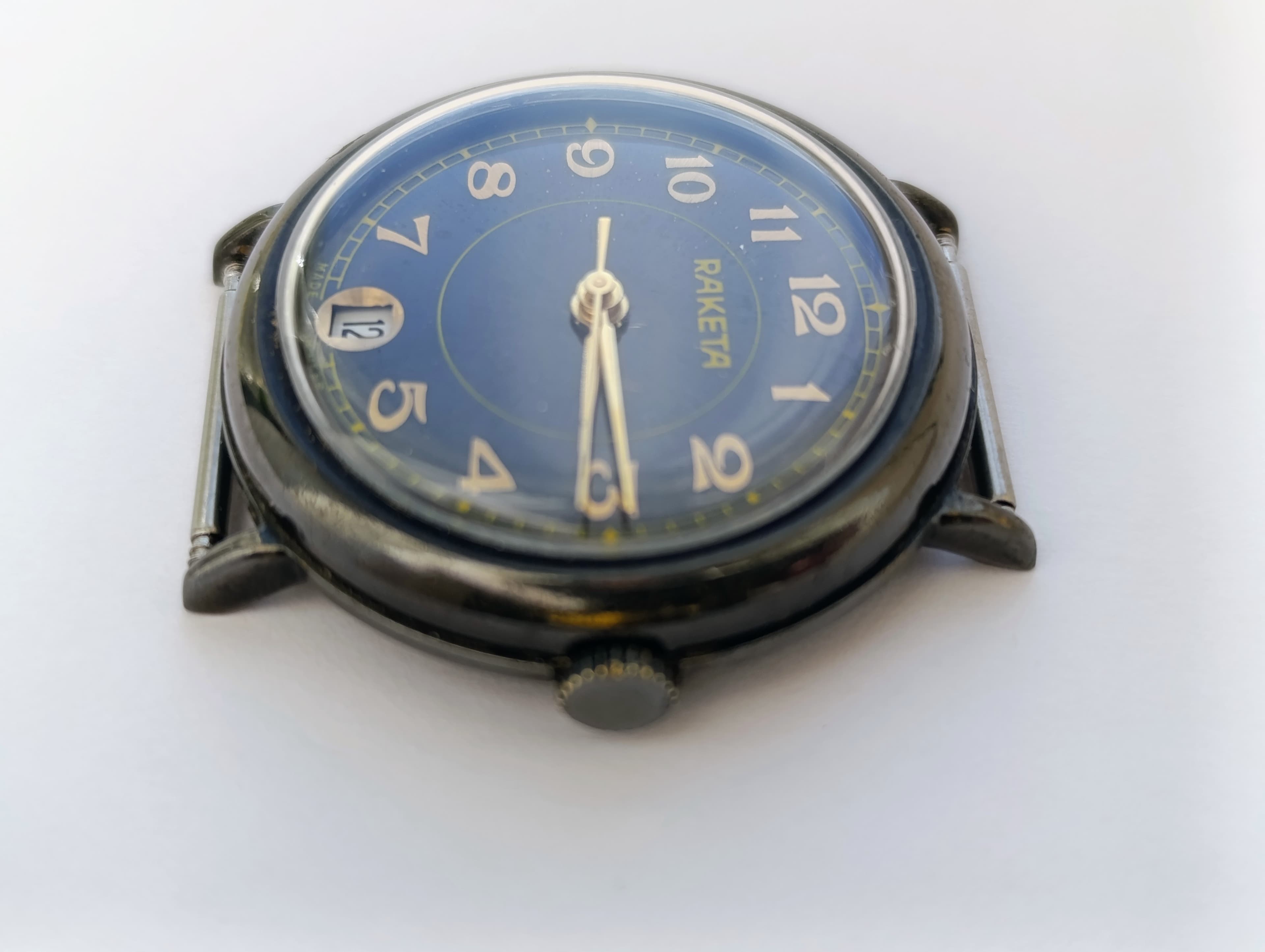 Raketa Black Prince Watch - Vintage Soviet Era Men's Wristwatch – thumbnail 4