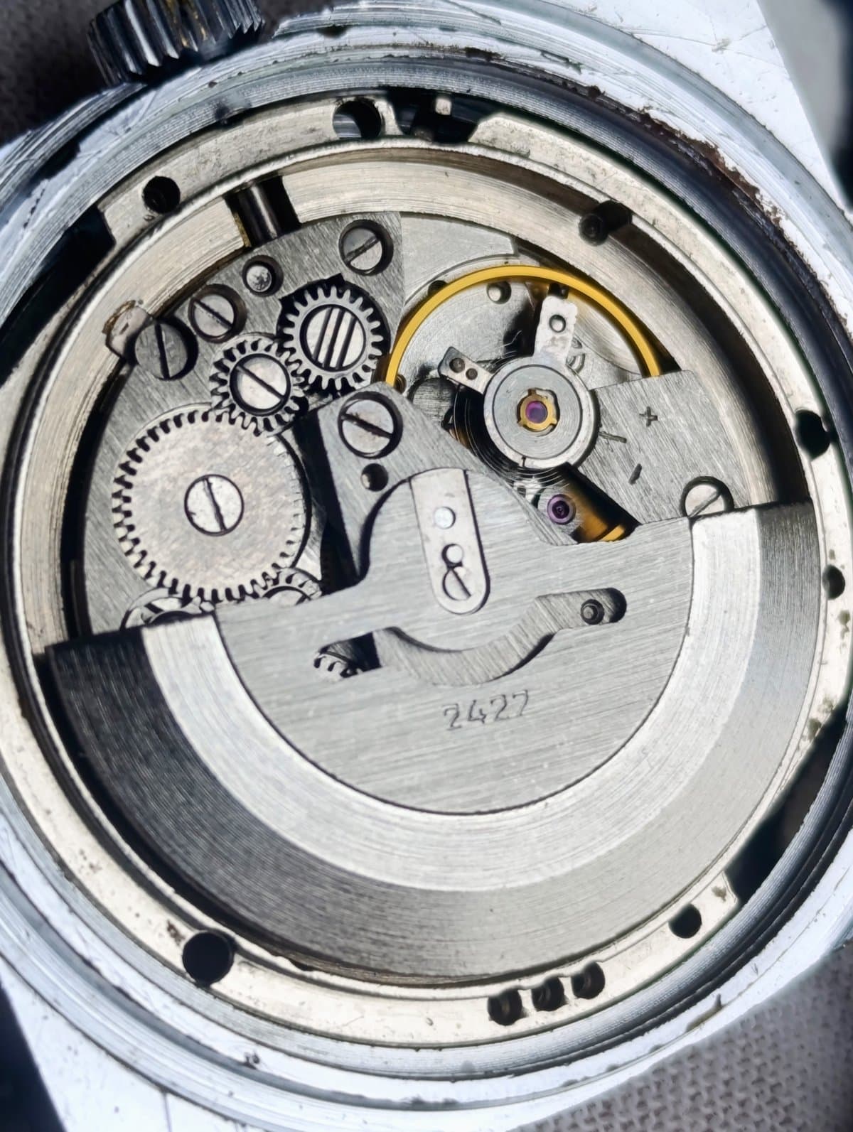 Slava Tank Rare Vintage Men's Automatic Wristwatch Made in USSR 1980s – thumbnail 2