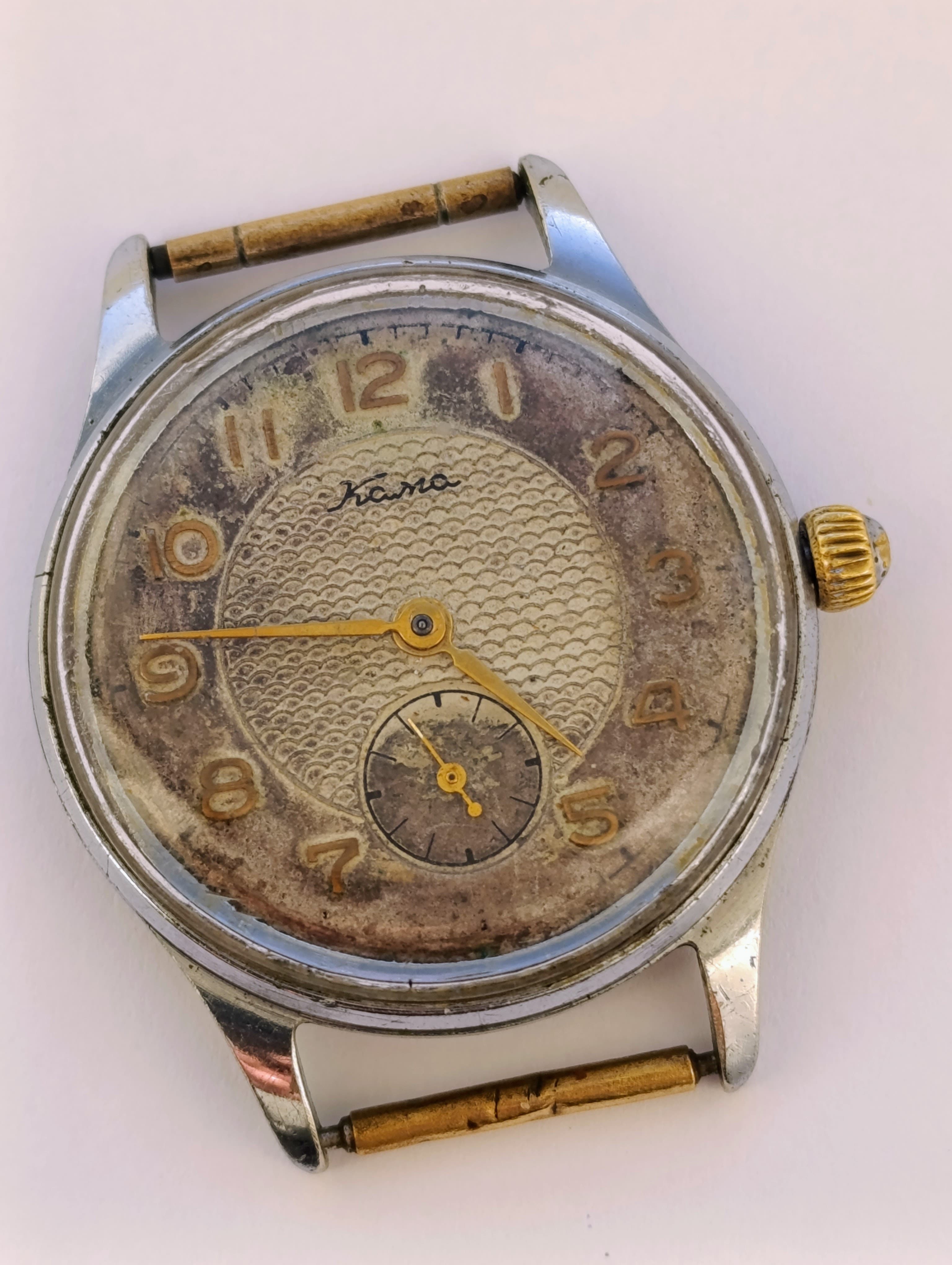 Rare 1957 CHCHZ Kama Watch from USSR, 17 Jewel Chistopol – thumbnail 8