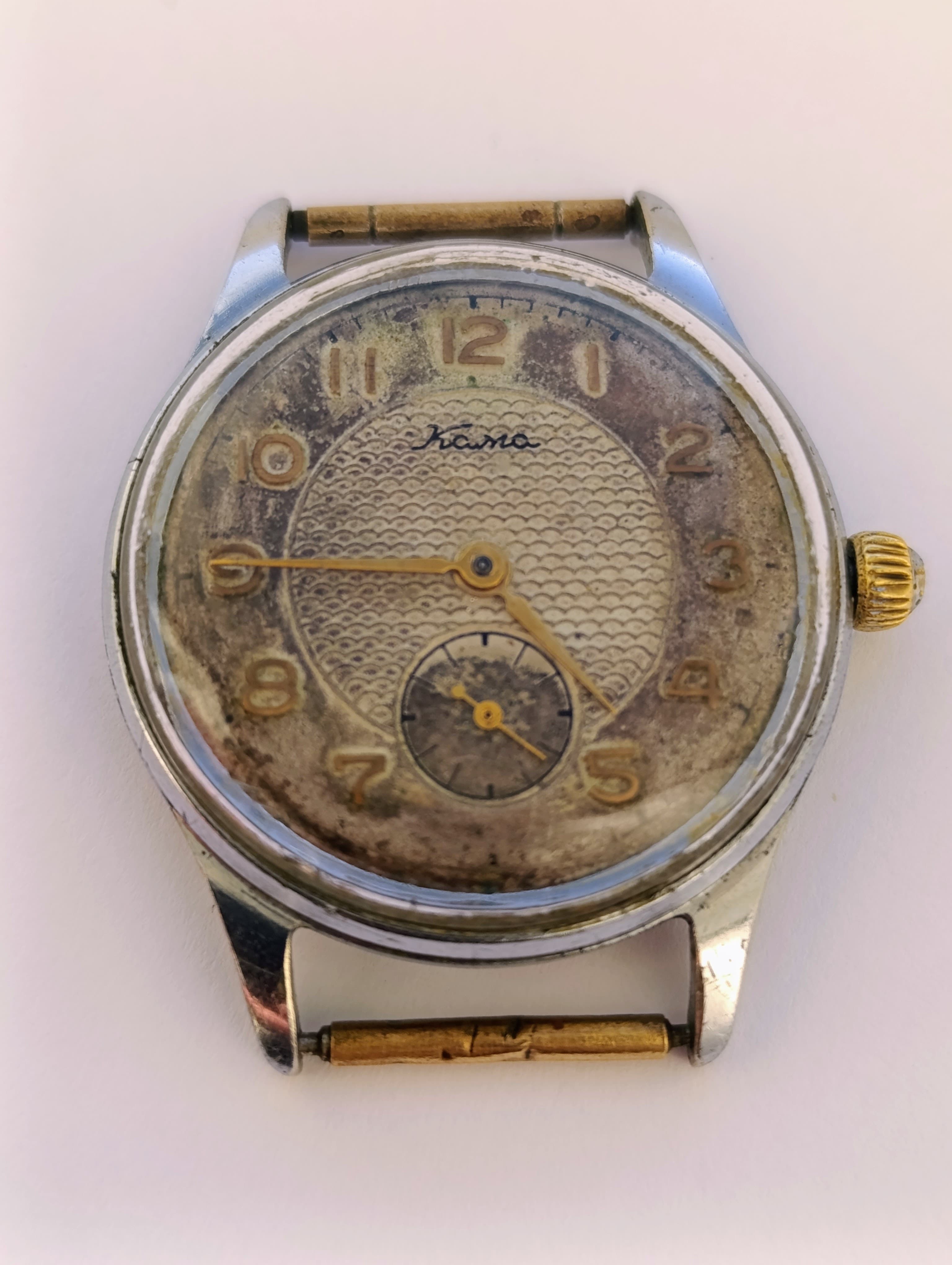 Rare 1957 CHCHZ Kama Watch from USSR, 17 Jewel Chistopol – thumbnail 5