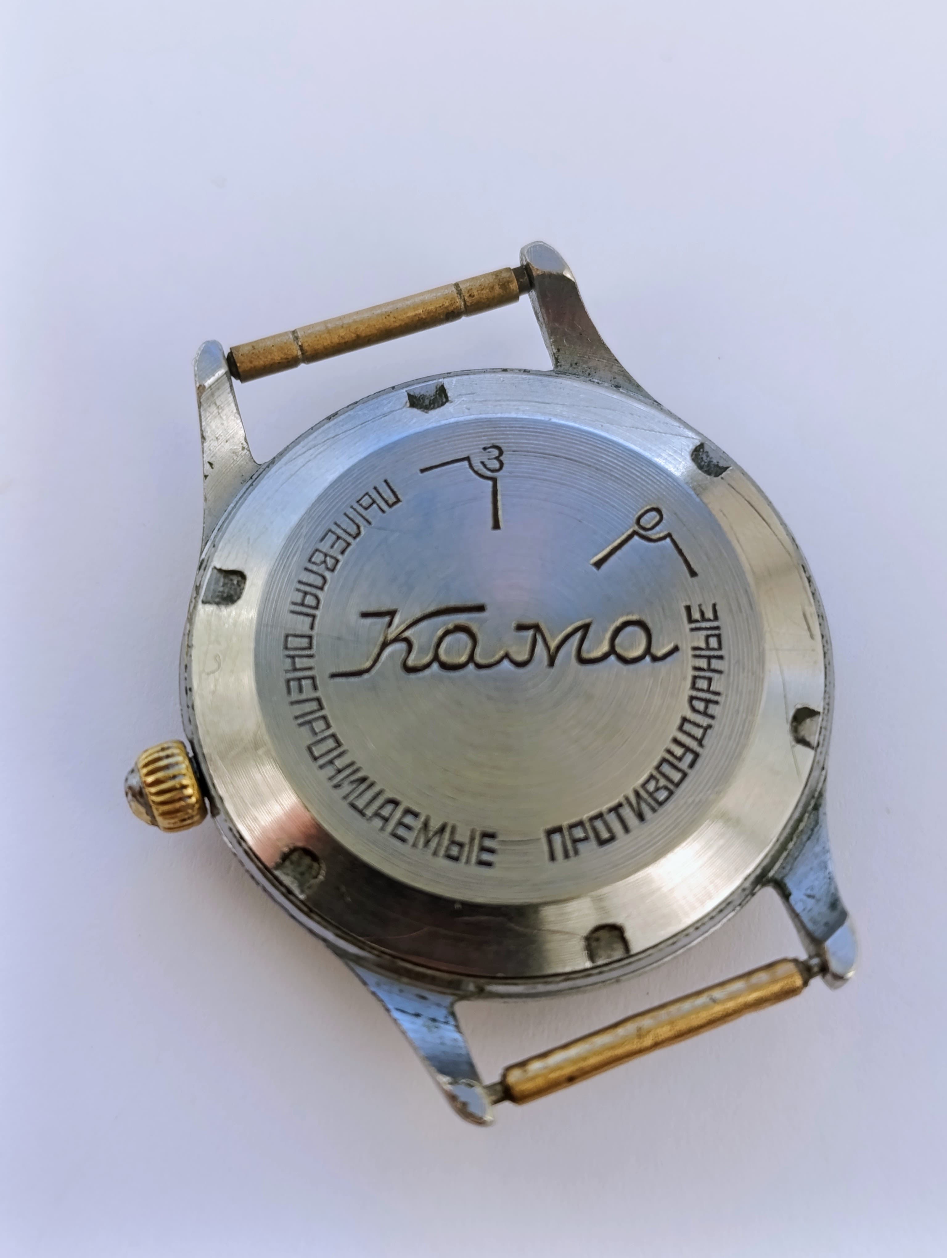 Rare 1957 CHCHZ Kama Watch from USSR, 17 Jewel Chistopol – thumbnail 3