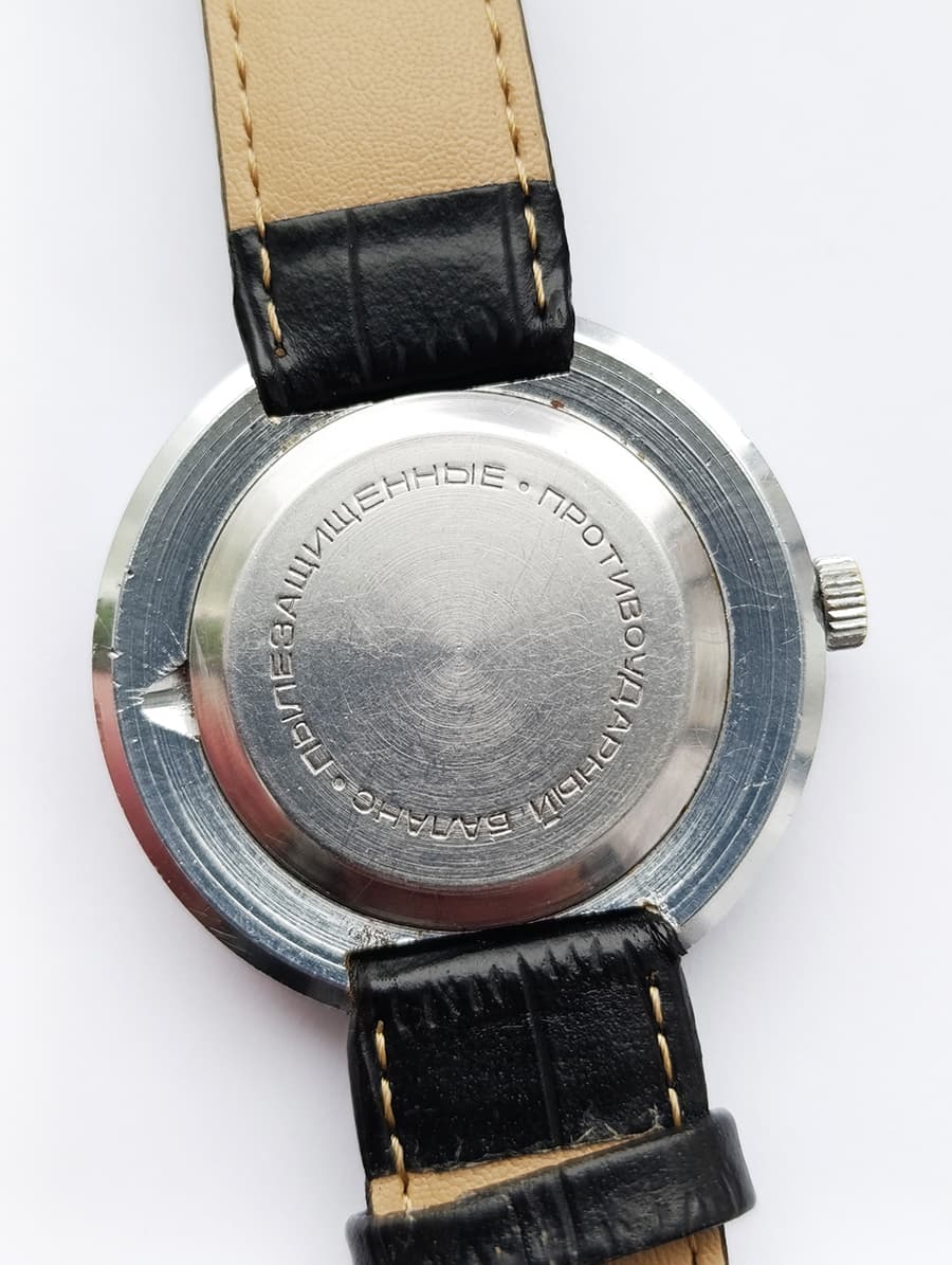Raketa Cities World Time RARE Vintage Men's Watch 1980s Mechanical Wristwatch – thumbnail 7