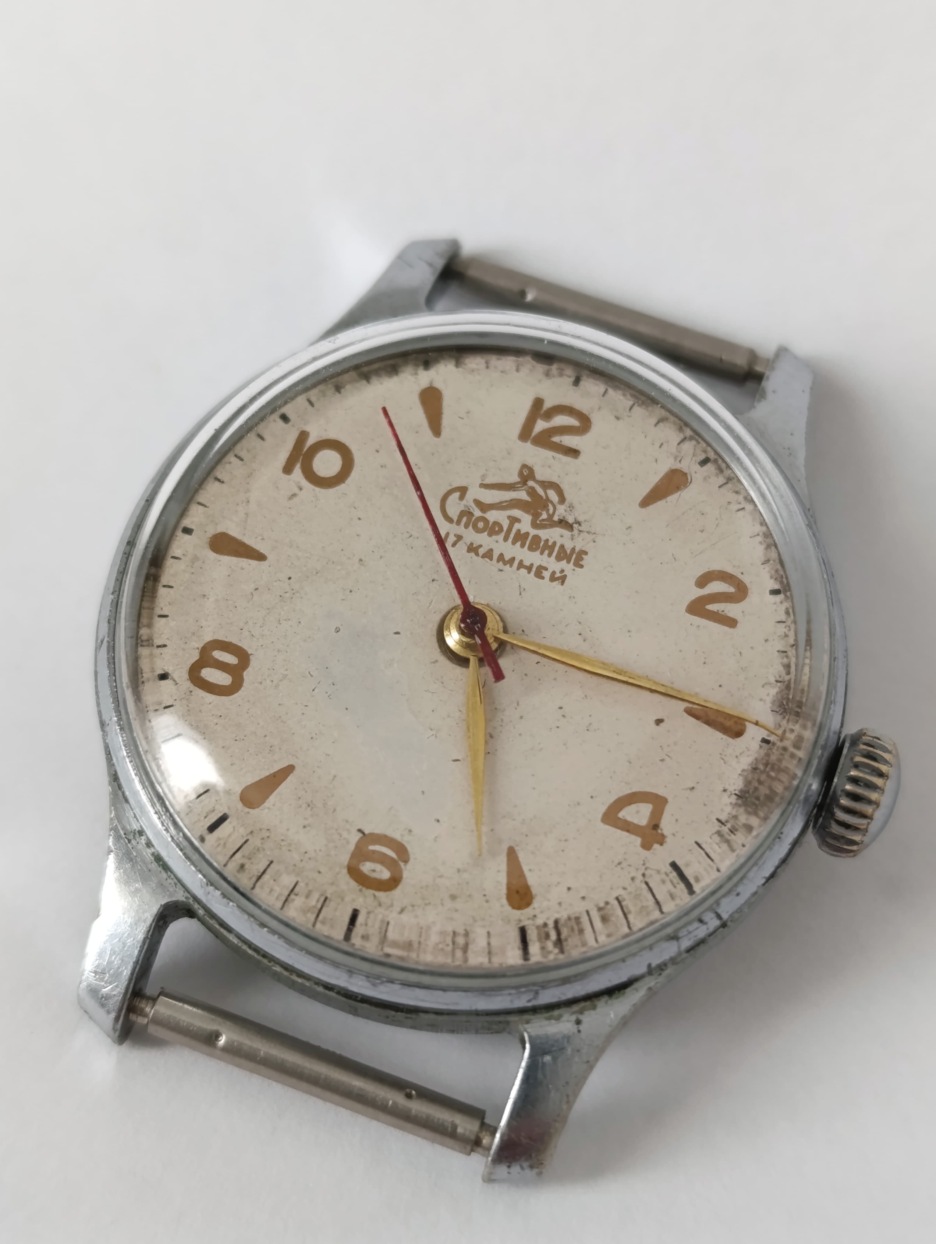 Rare Soviet Era Sports Watch - Authentic Collectible Timepiece from USSR – thumbnail 10
