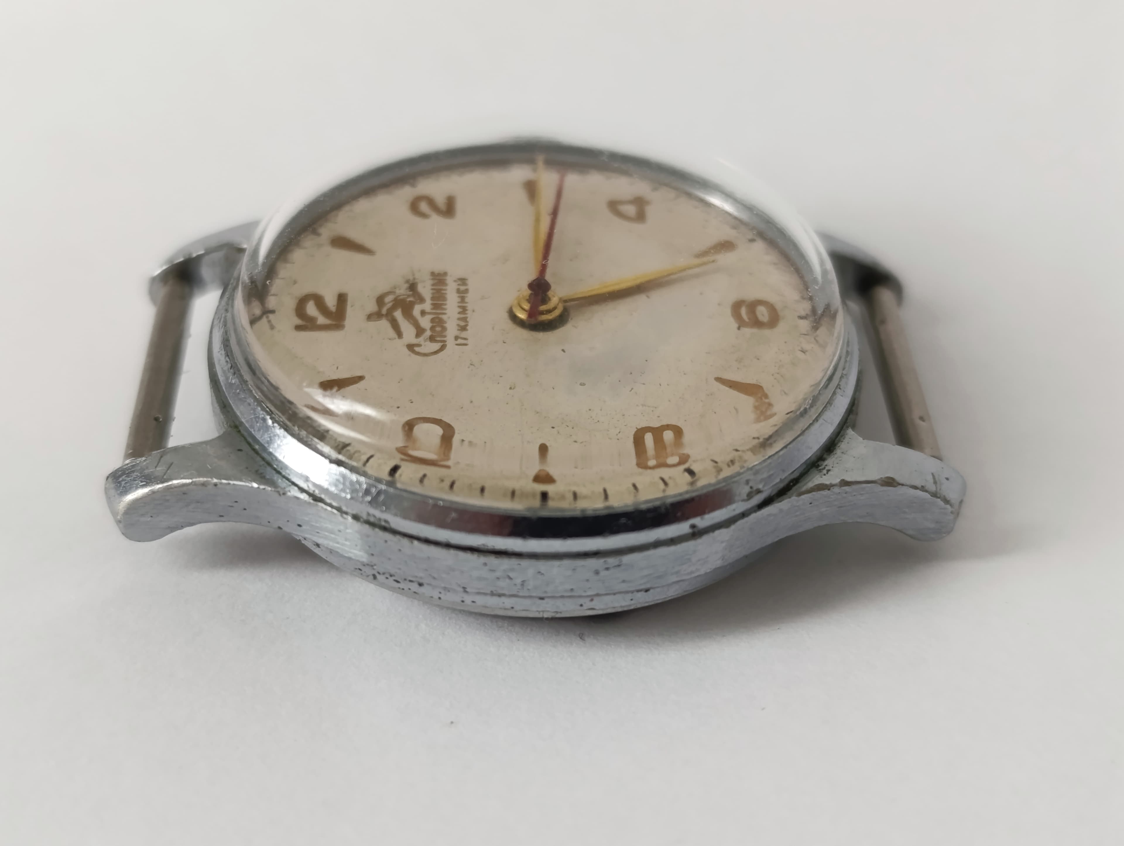 Rare Soviet Era Sports Watch - Authentic Collectible Timepiece from USSR – thumbnail 8