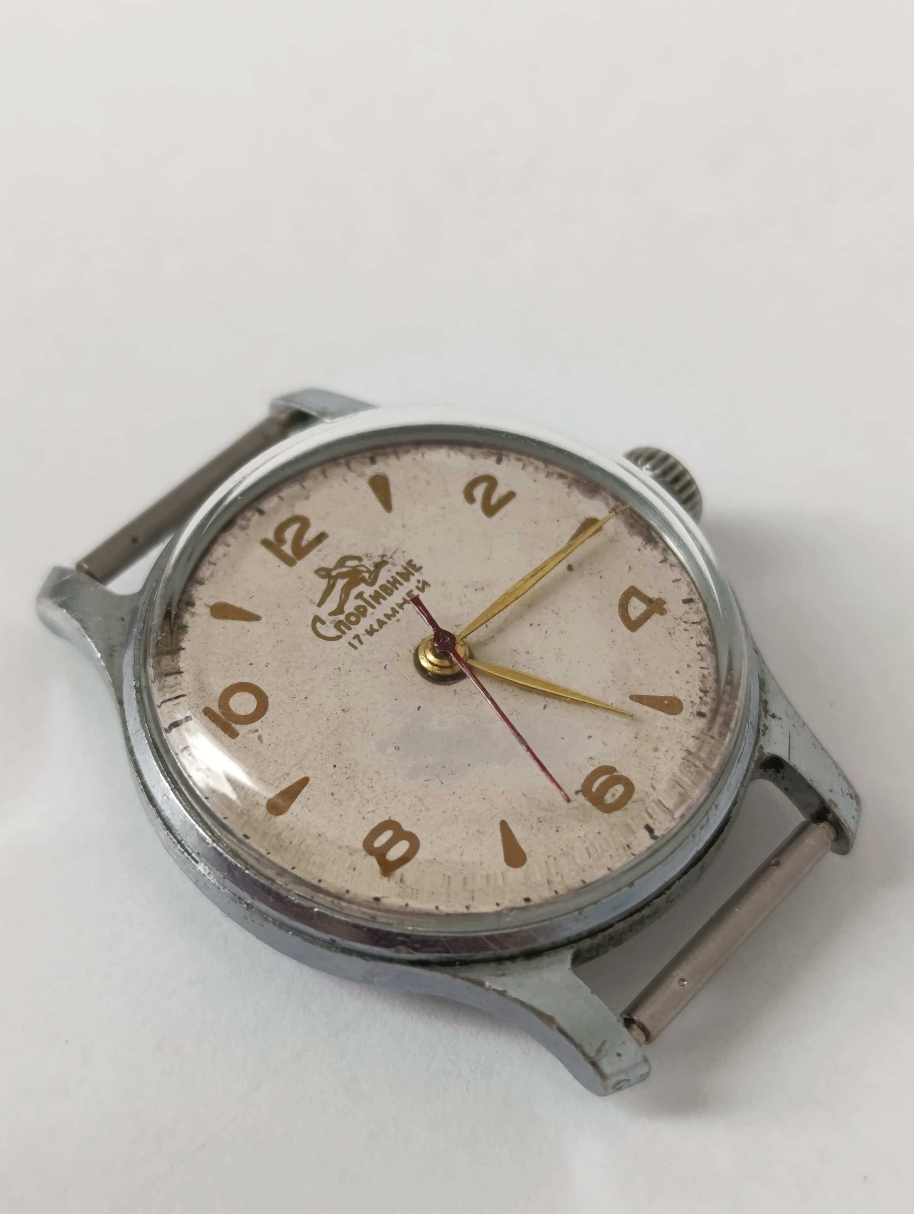 Rare Soviet Era Sports Watch - Authentic Collectible Timepiece from USSR – thumbnail 7