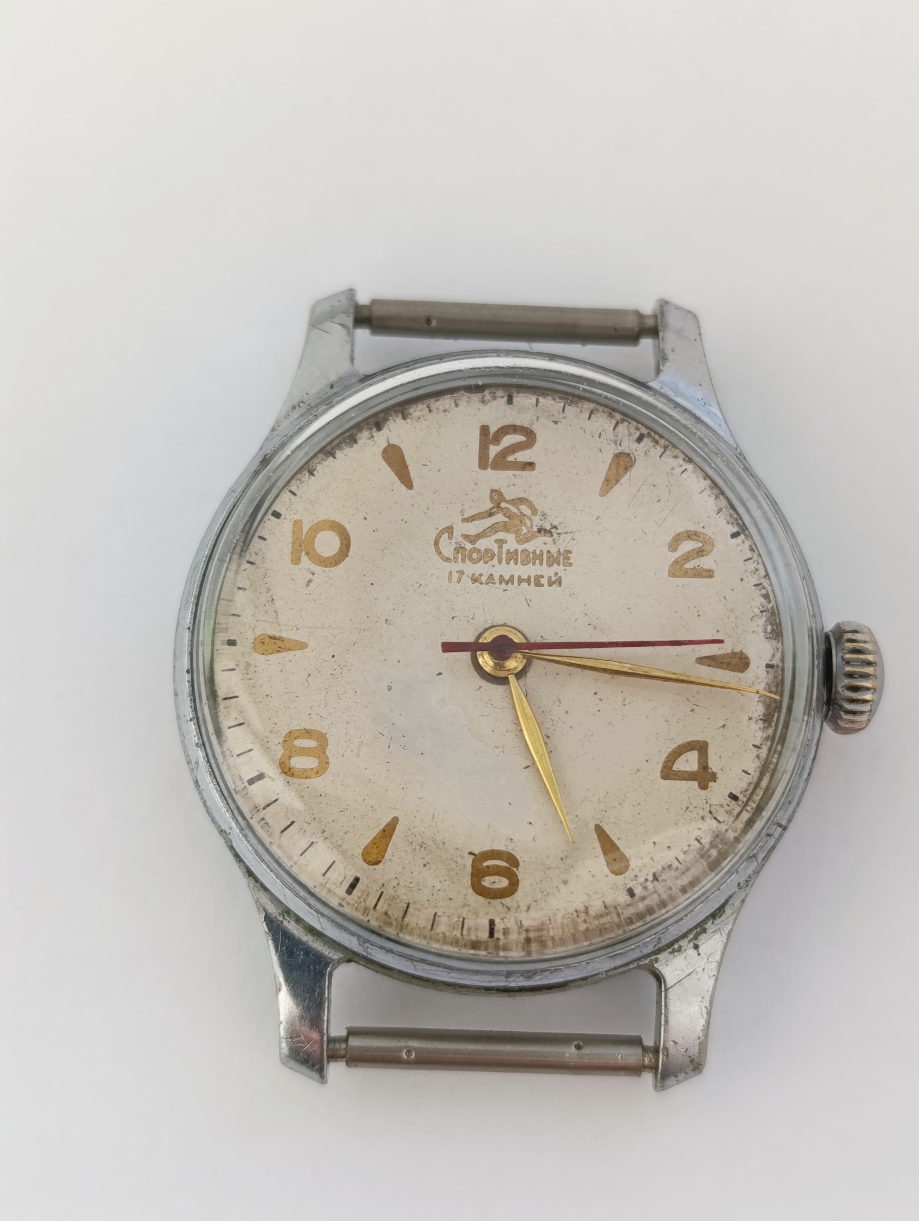 Rare Soviet Era Sports Watch - Authentic Collectible Timepiece from USSR – thumbnail 5