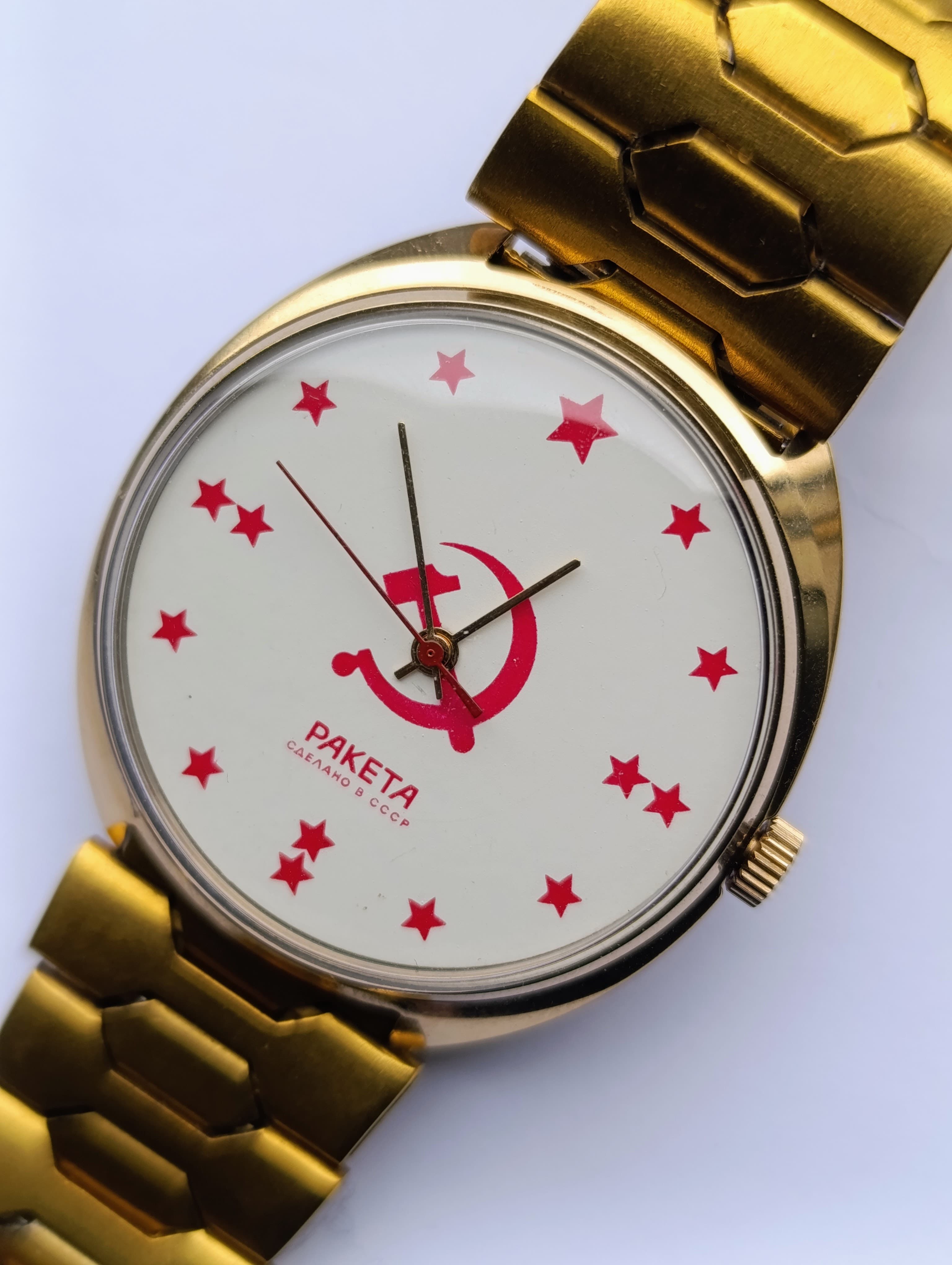Raketa Watch Hammer and Sickle Caliber 2609.HA Collectible Soviet Wristwatch – thumbnail 11