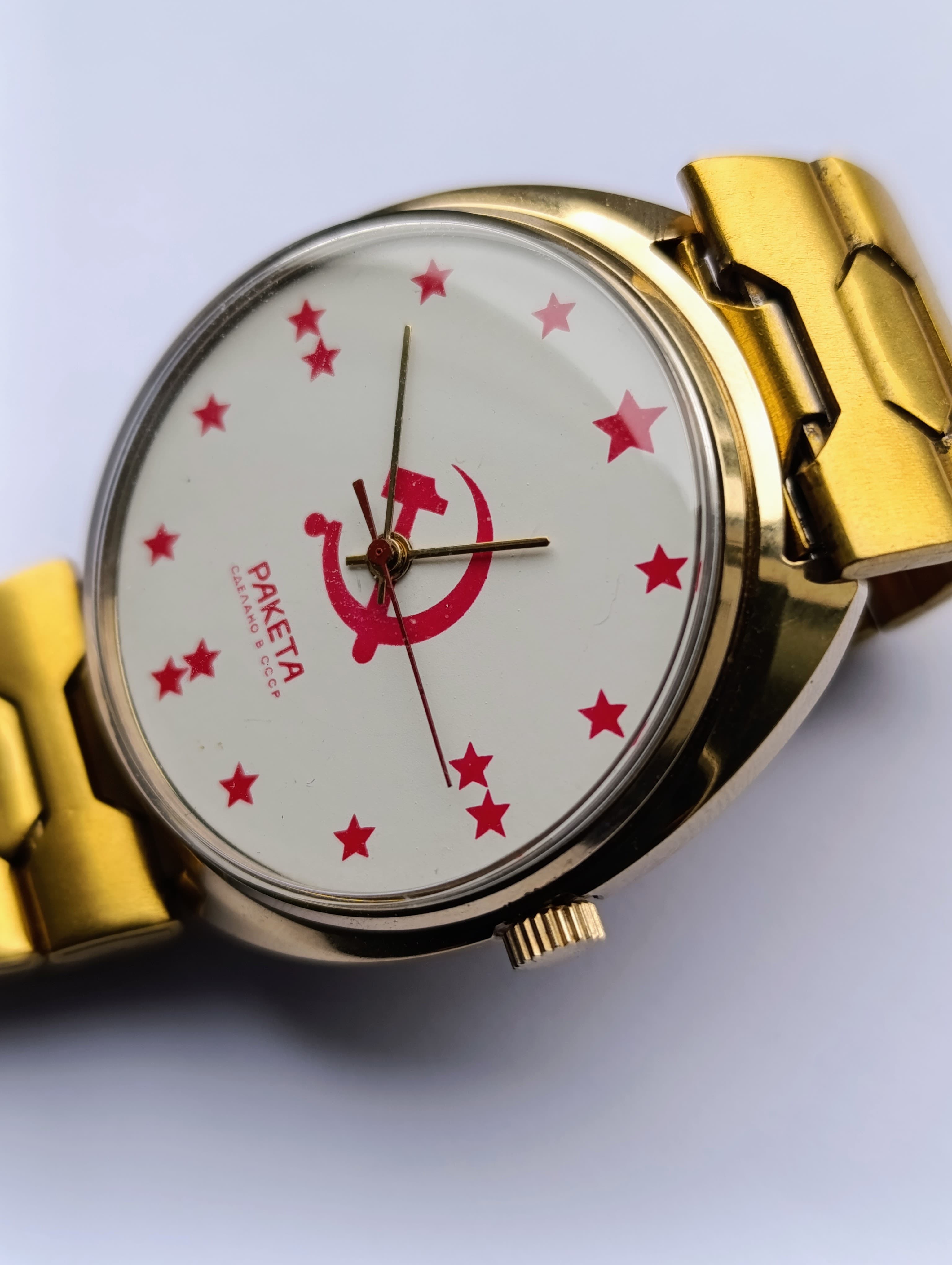 Raketa Watch Hammer and Sickle Caliber 2609.HA Collectible Soviet Wristwatch – thumbnail 4