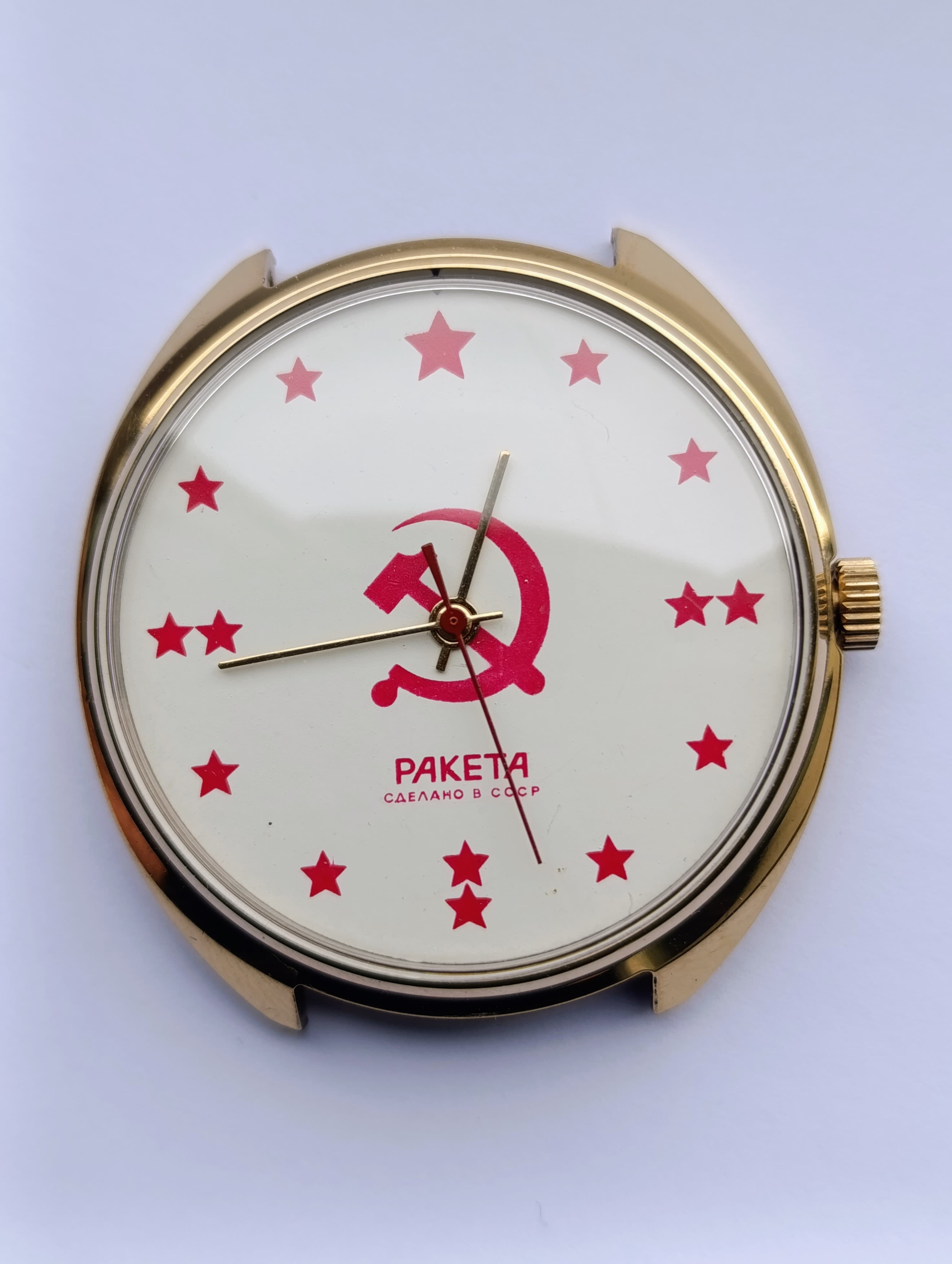 Raketa Watch Hammer and Sickle Caliber 2609.HA Collectible Soviet Wristwatch – thumbnail 2