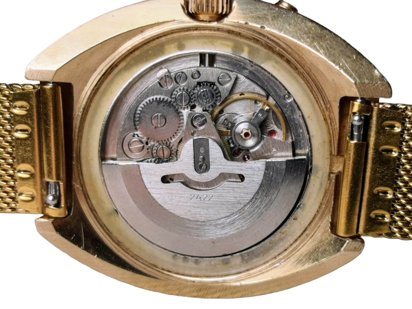 Slava Asymmetry Original Soviet Wristwatch Cal. 2427 Very Rare Soviet Watch – thumbnail 13