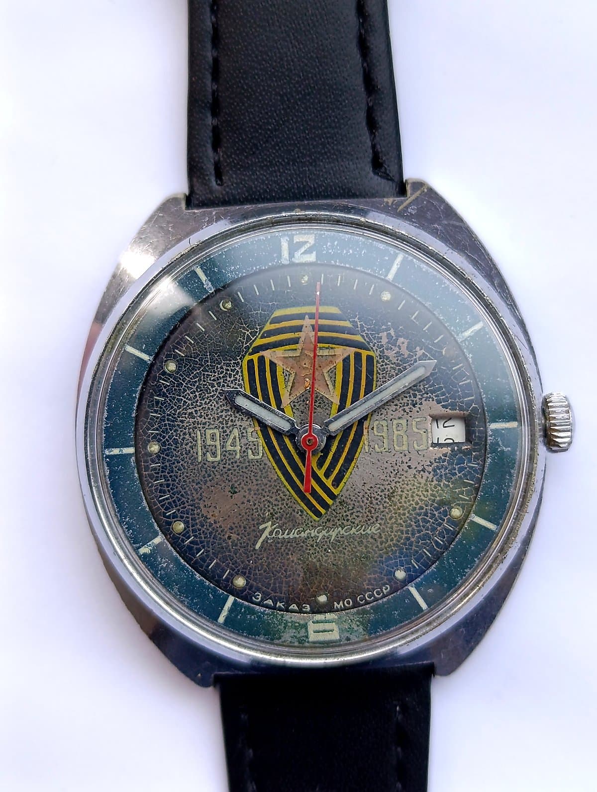 Vintage Vostok Komandirskie Cal. 2234 Hack, USSR Military Watch 1985 – thumbnail 1