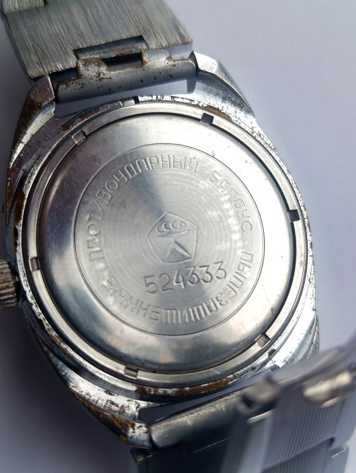 Vintage Soviet Watch Slava Cal 2428 26 jewels Made in USSR 2 Moscow Watch Factory – thumbnail 8