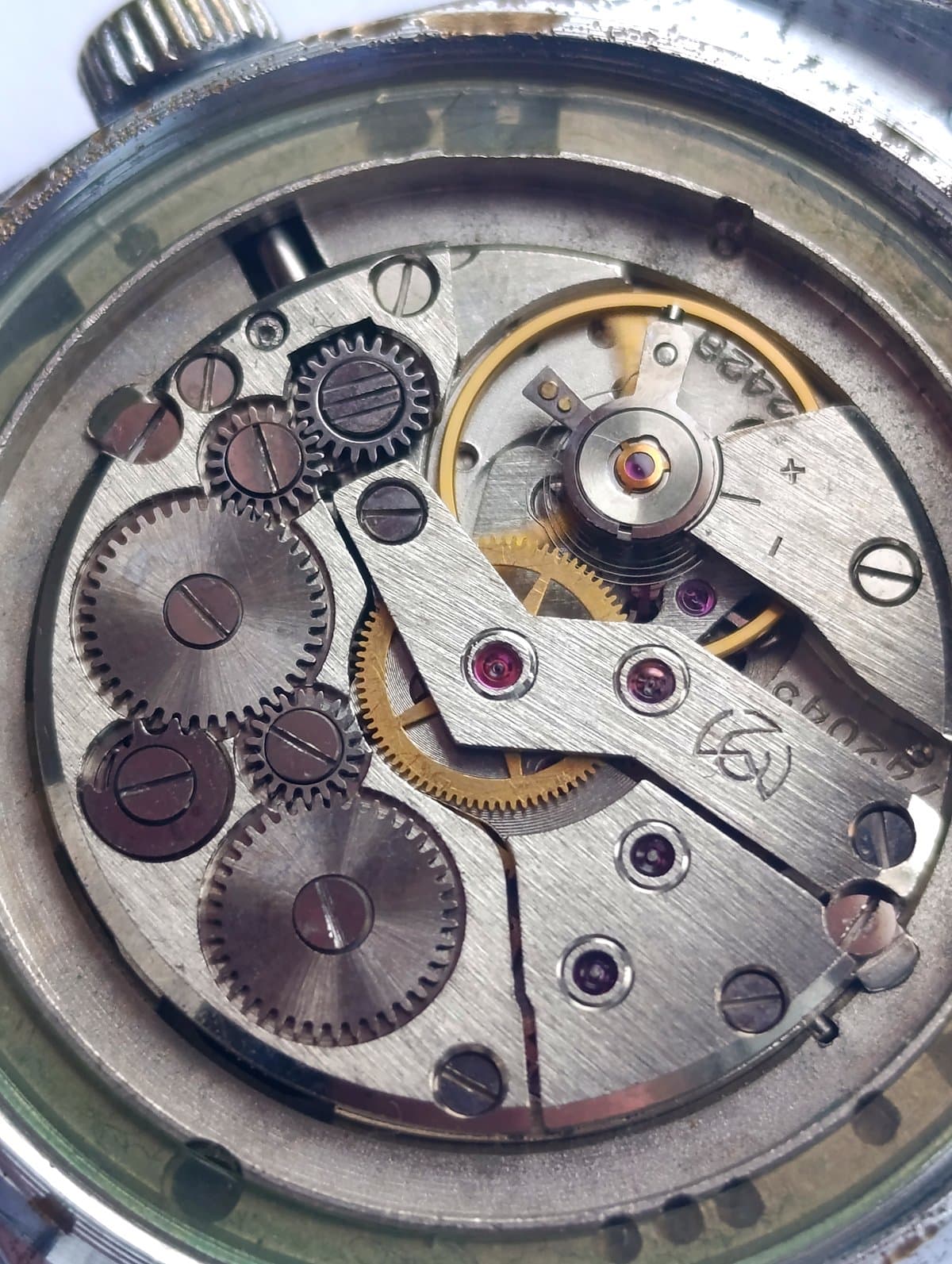 Vintage Soviet Watch Slava Cal 2428 26 jewels Made in USSR 2 Moscow Watch Factory – thumbnail 9