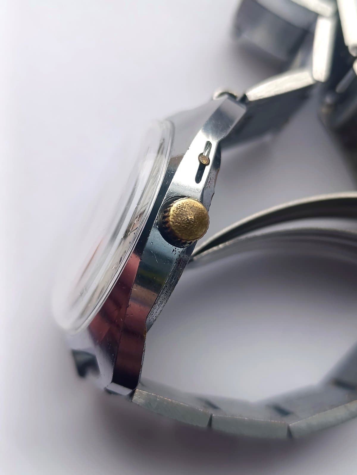 Vintage Soviet Watch Slava Cal 2428 26 jewels Made in USSR 2 Moscow Watch Factory – thumbnail 6