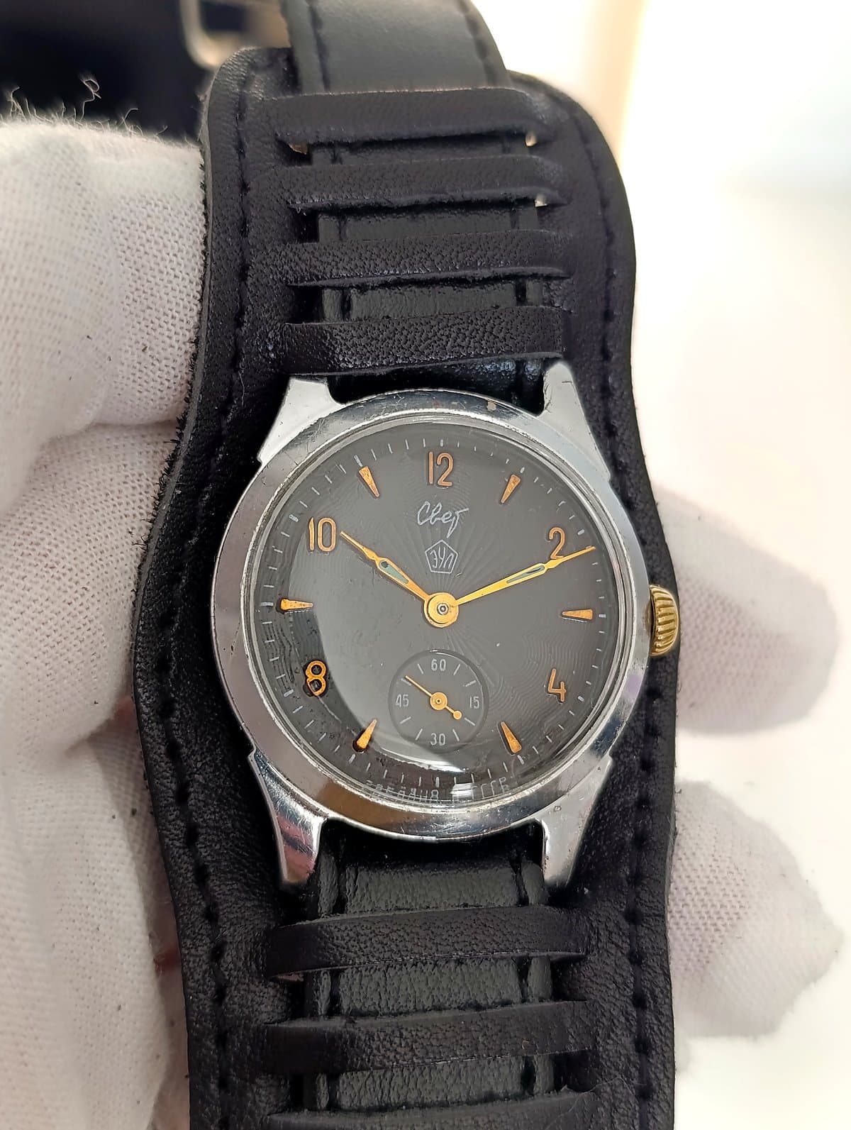 Vintage Soviet Watch Svet Cal. 2603 16 Jewels Leningrad Electric Clock Factory  – thumbnail 11
