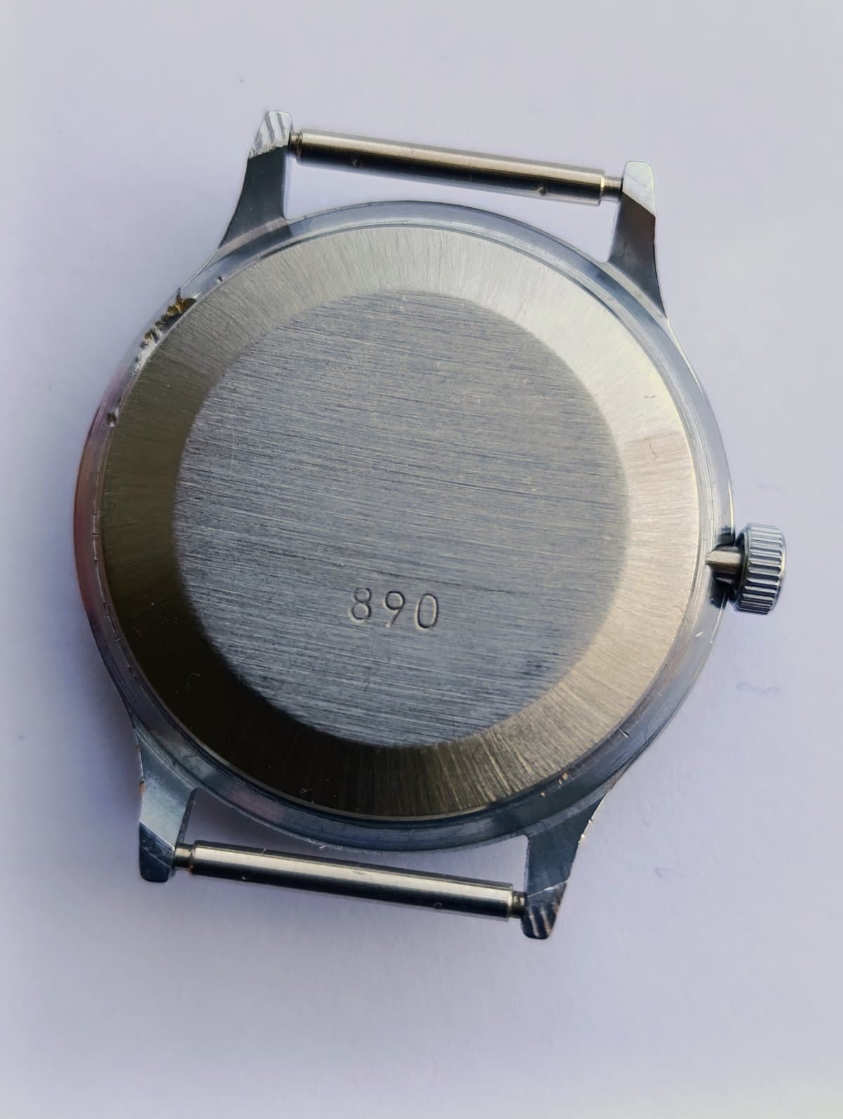 Vintage Slava Watch 2414 USSR 1980s – Black Guilloche Dial  21 Jewels Mechanical – thumbnail 6